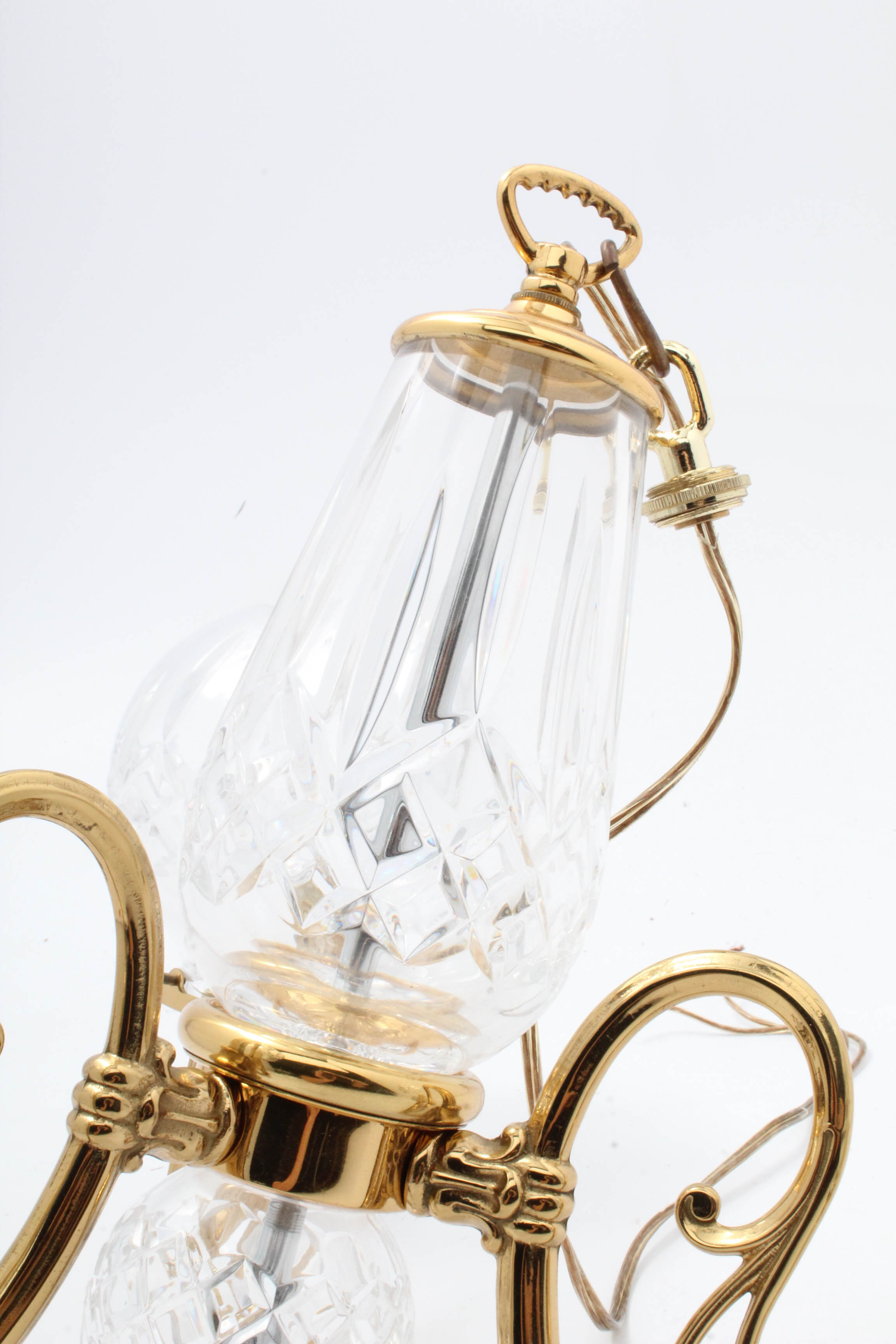 Waterford "Lismore" Three-Light Chandelier