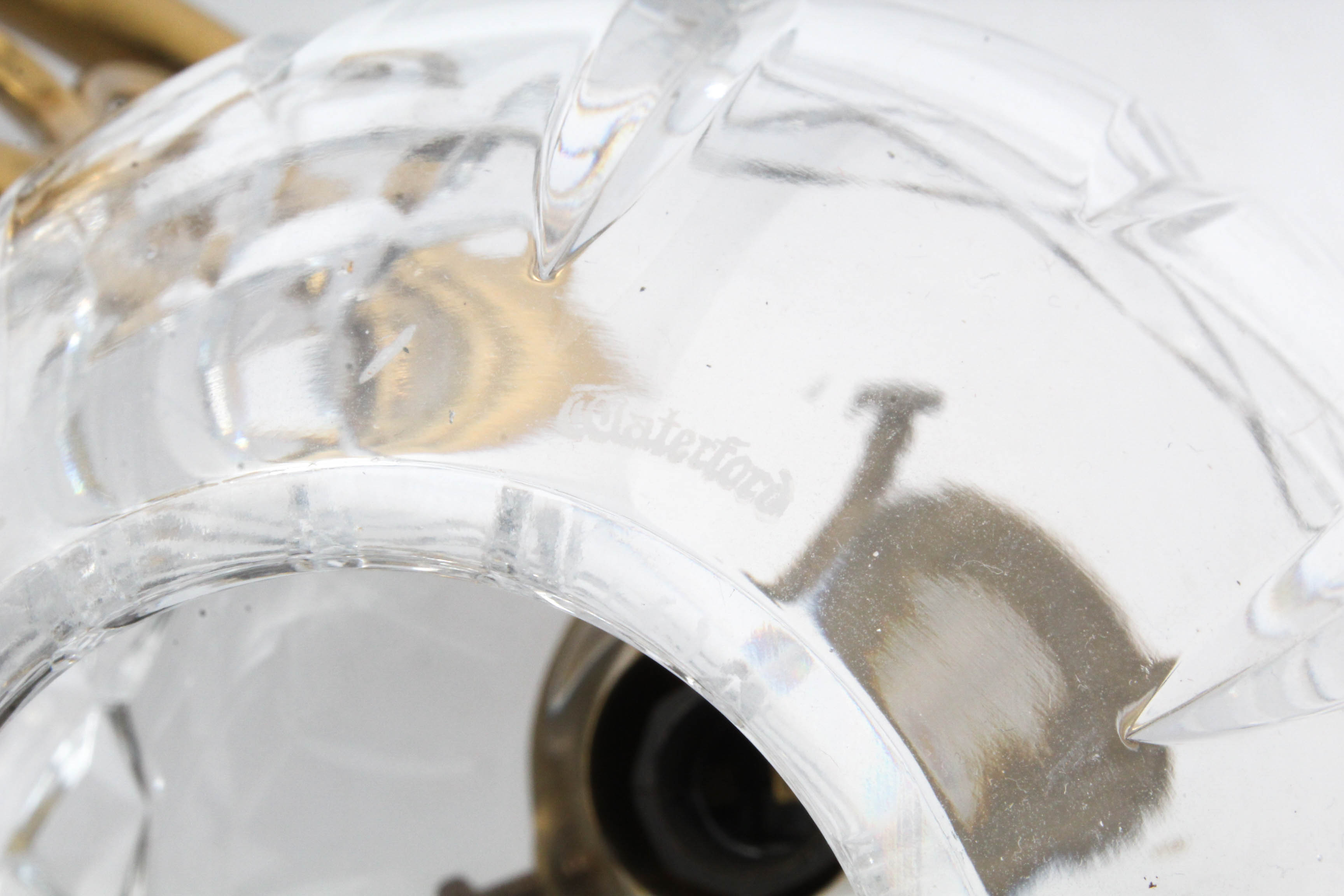 Waterford "Lismore" Three-Light Chandelier