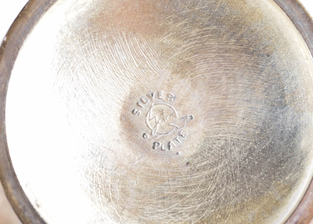 Large Collection of Plated Silver Serveware