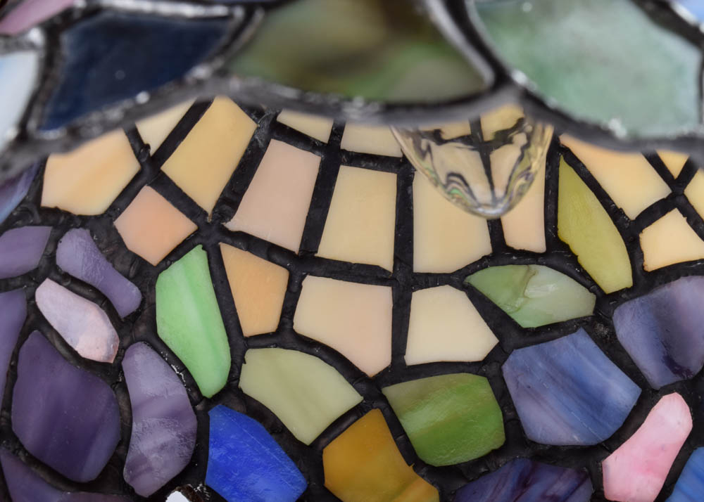 Art Nouveau Style Stained Glass Task Lamp