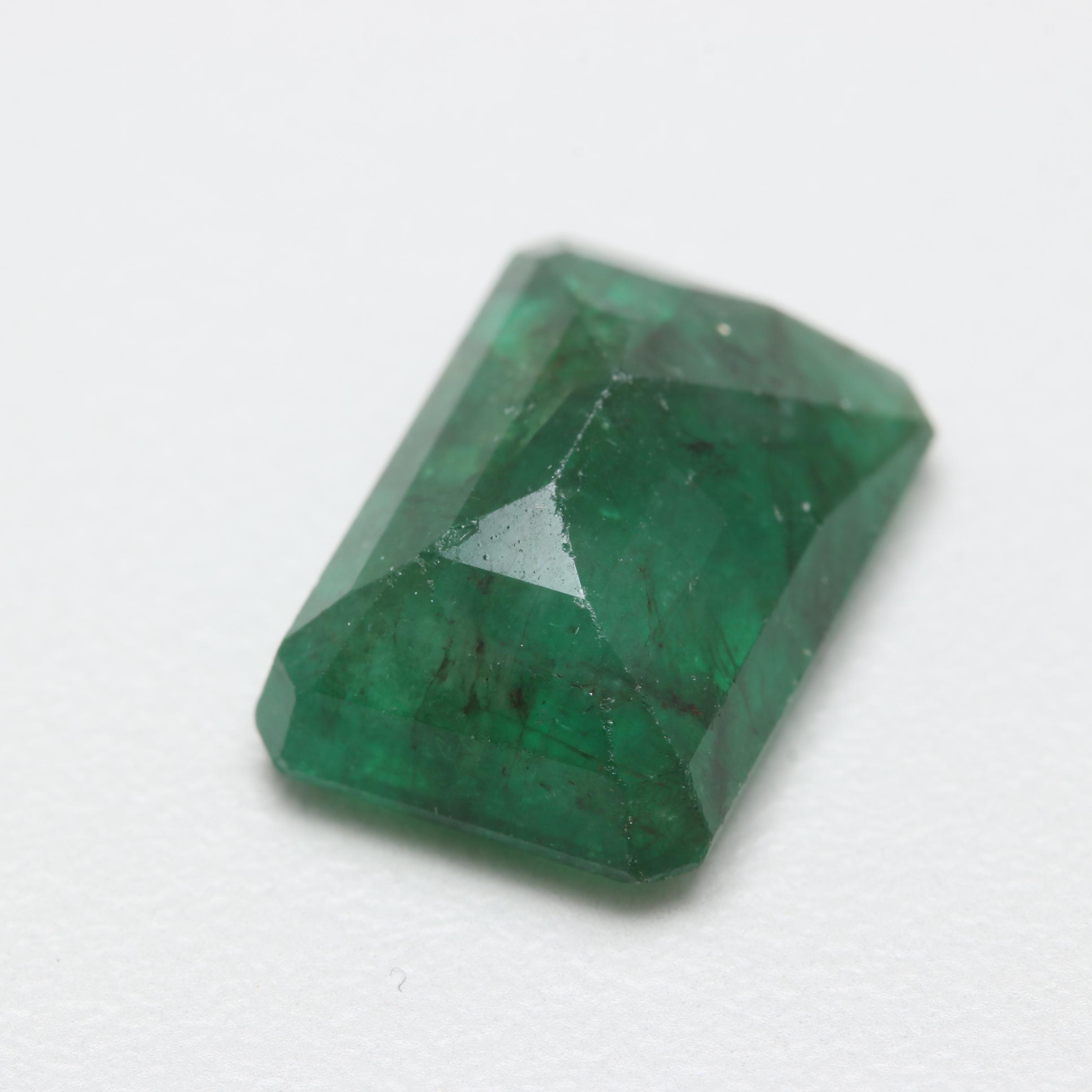 Loose 6.14 CT Emerald