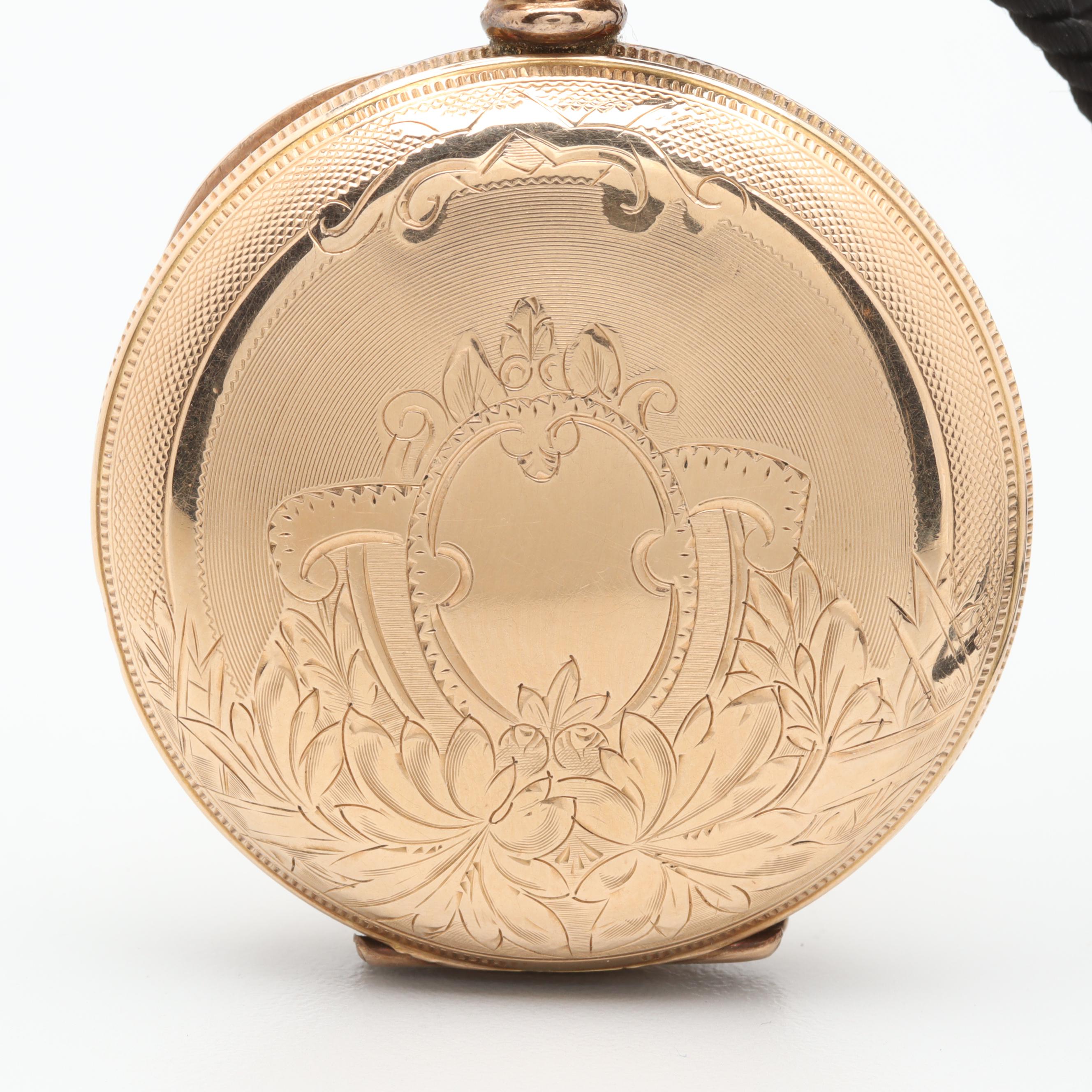 Swiss Didisheim "The Nassau" Gold Filled Hunting Case Pocket Watch