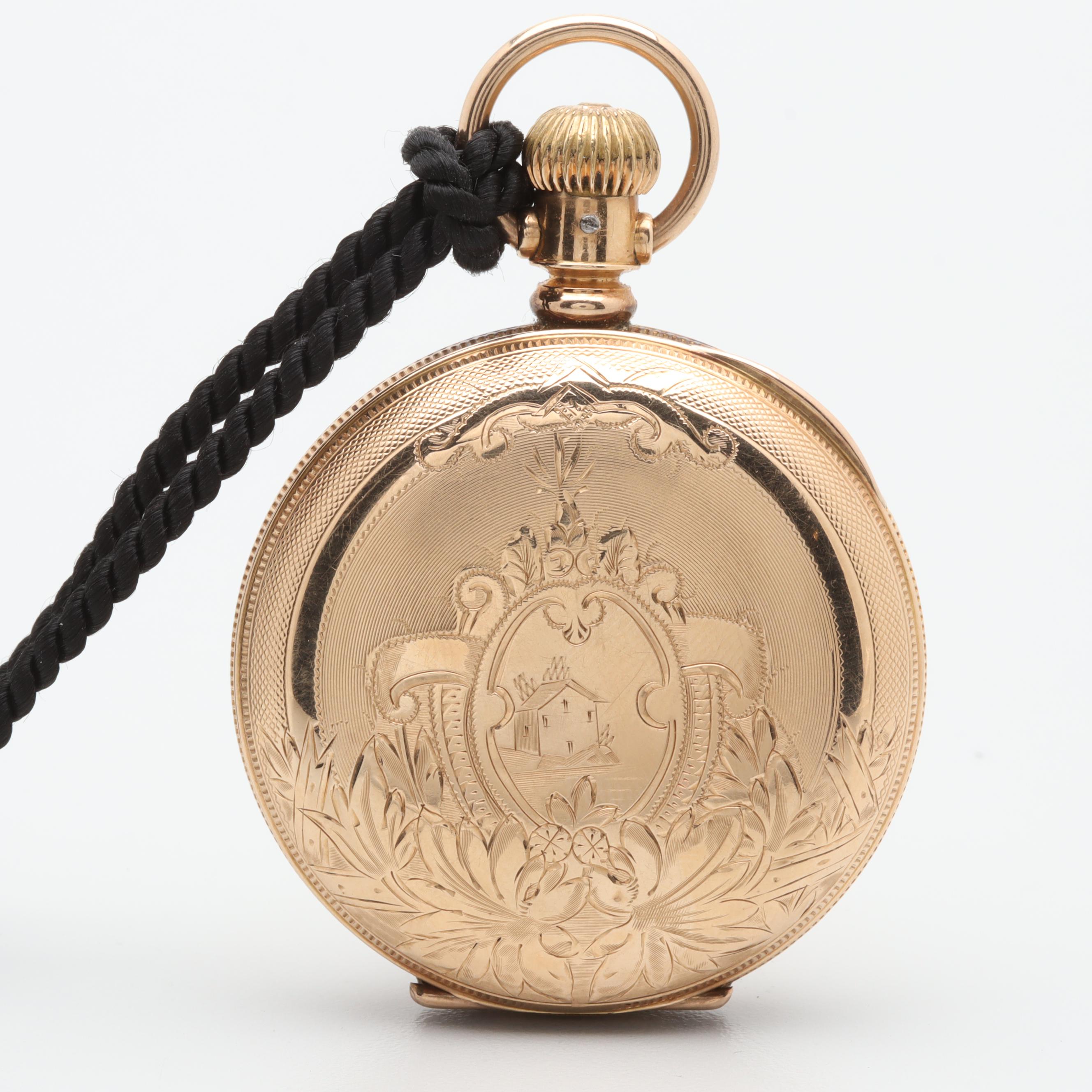Swiss Didisheim "The Nassau" Gold Filled Hunting Case Pocket Watch