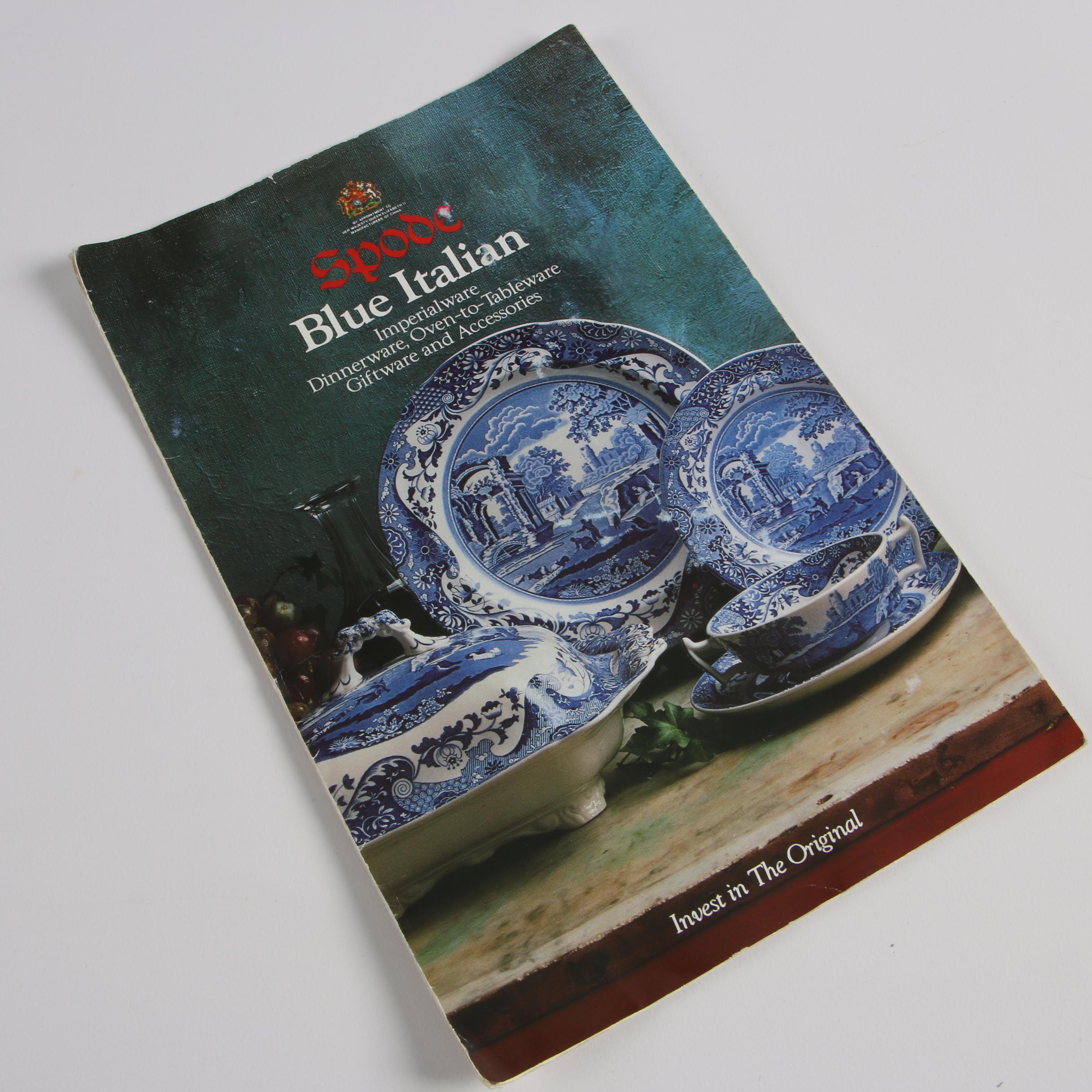 Spode Porcelain Dinnerware in the "Blue Italian" Pattern