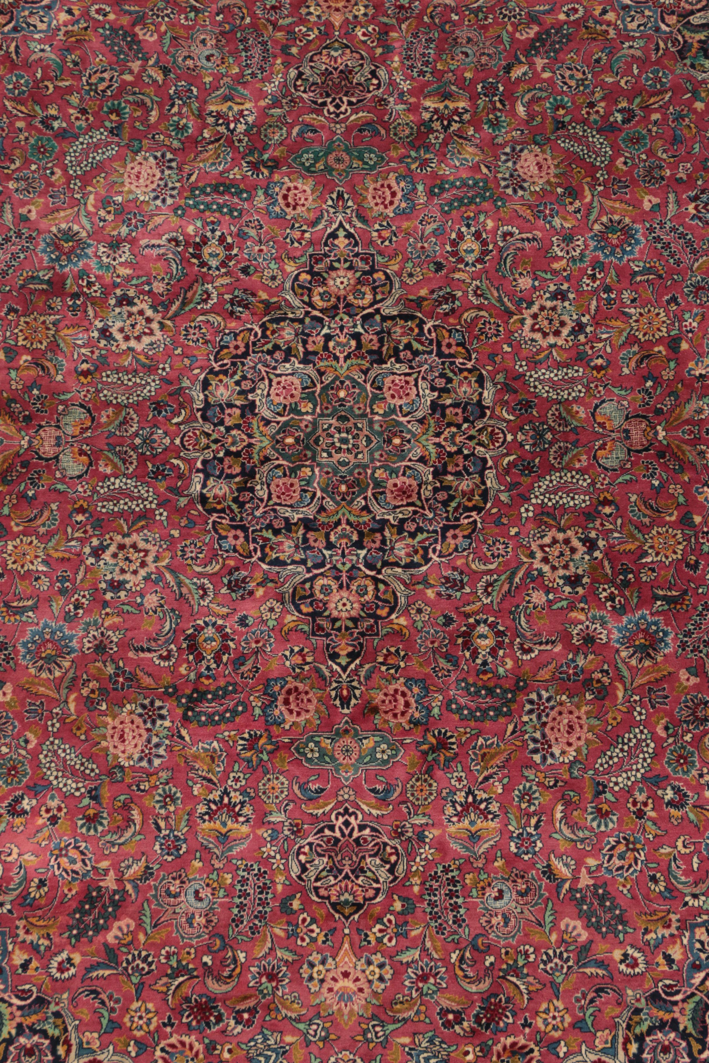 Hand-Knotted Gregorian Pakistani "Kohi Sultan" Wool Area Rug