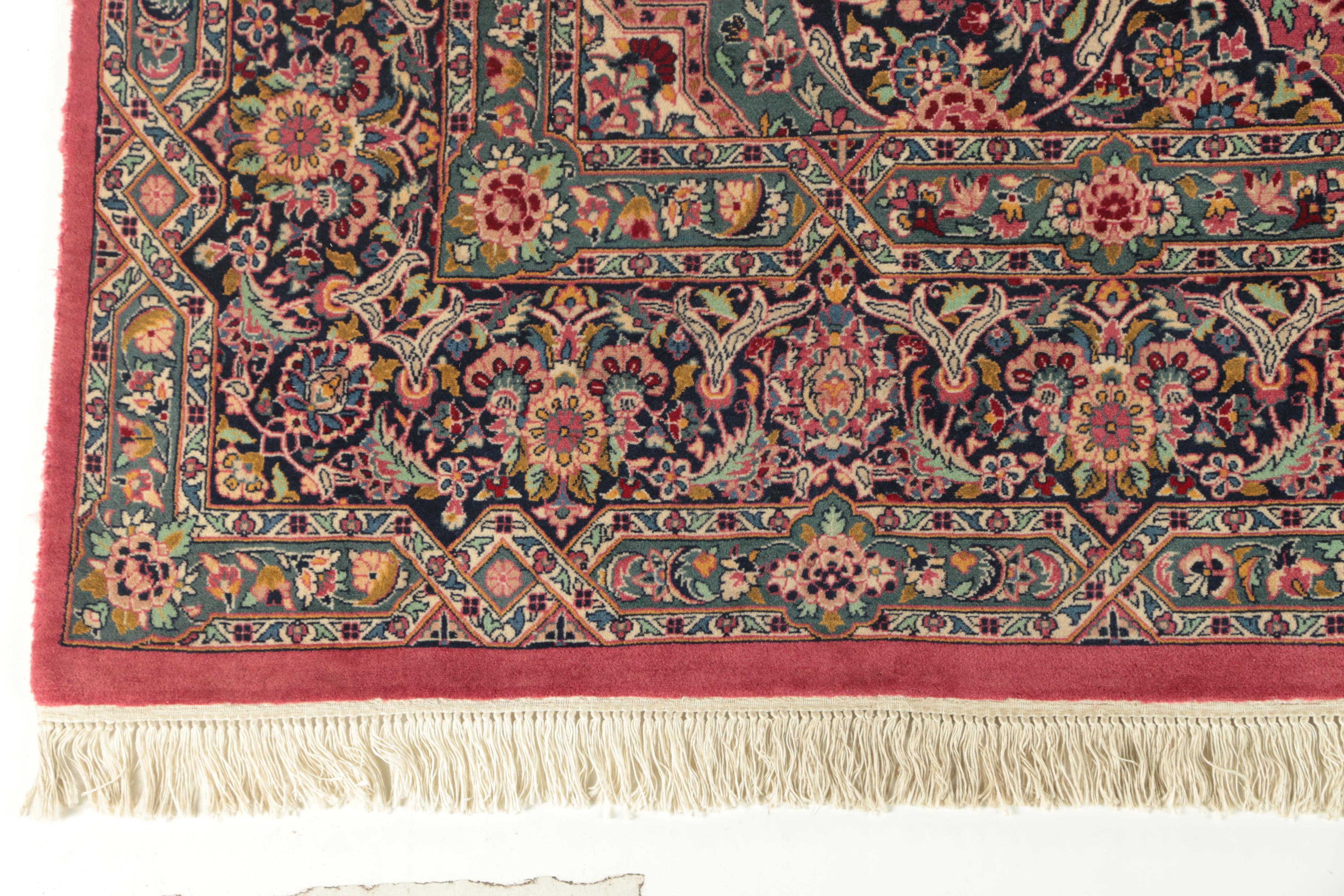 Hand-Knotted Gregorian Pakistani "Kohi Sultan" Wool Area Rug