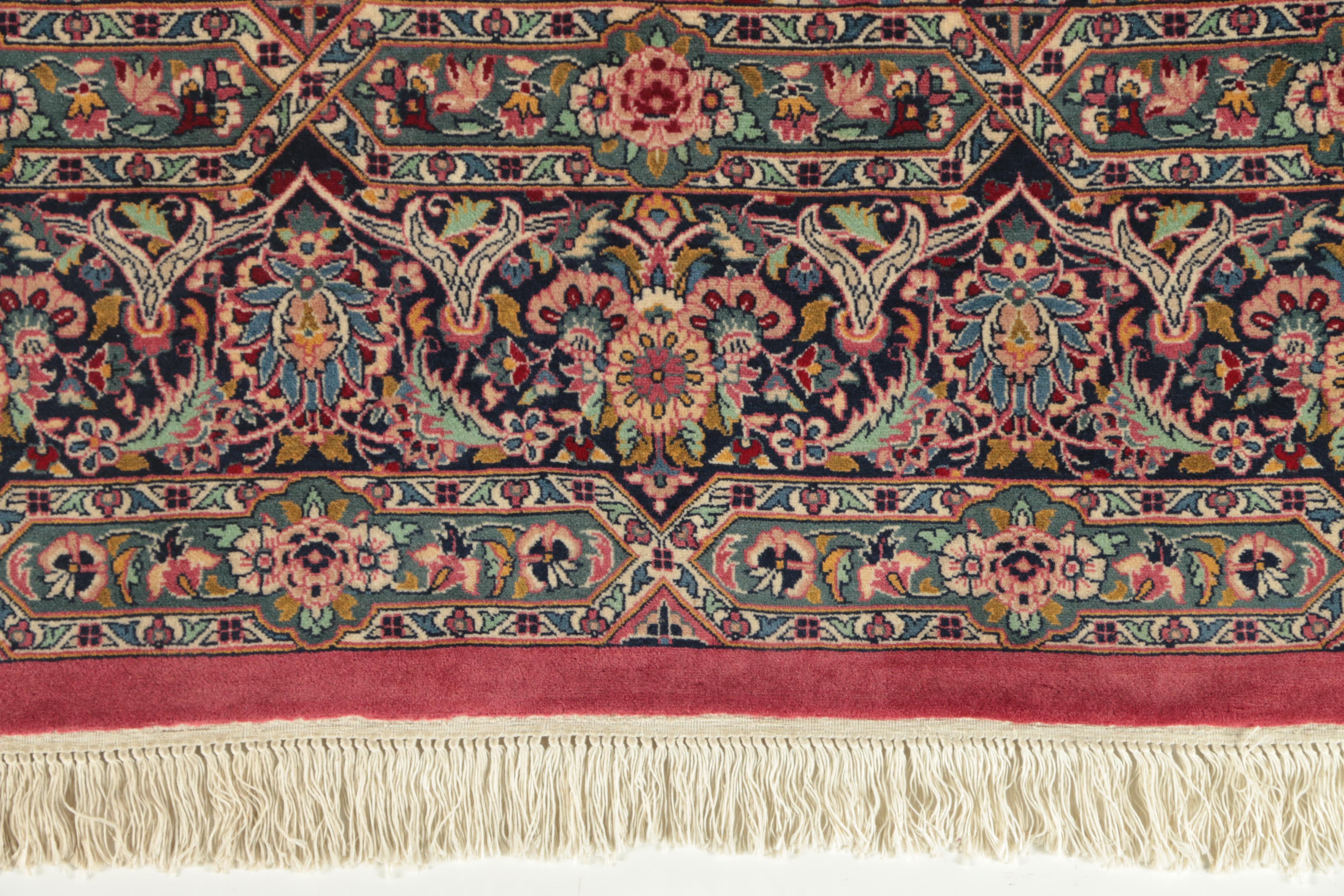Hand-Knotted Gregorian Pakistani "Kohi Sultan" Wool Area Rug