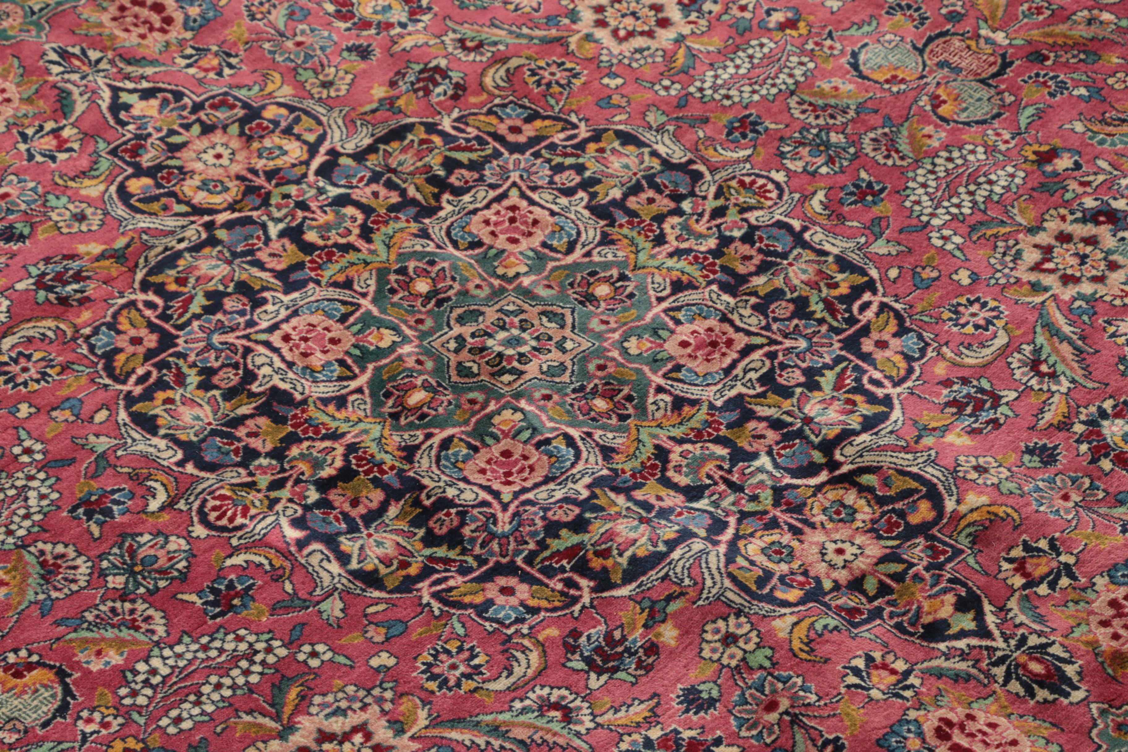 Hand-Knotted Gregorian Pakistani "Kohi Sultan" Wool Area Rug