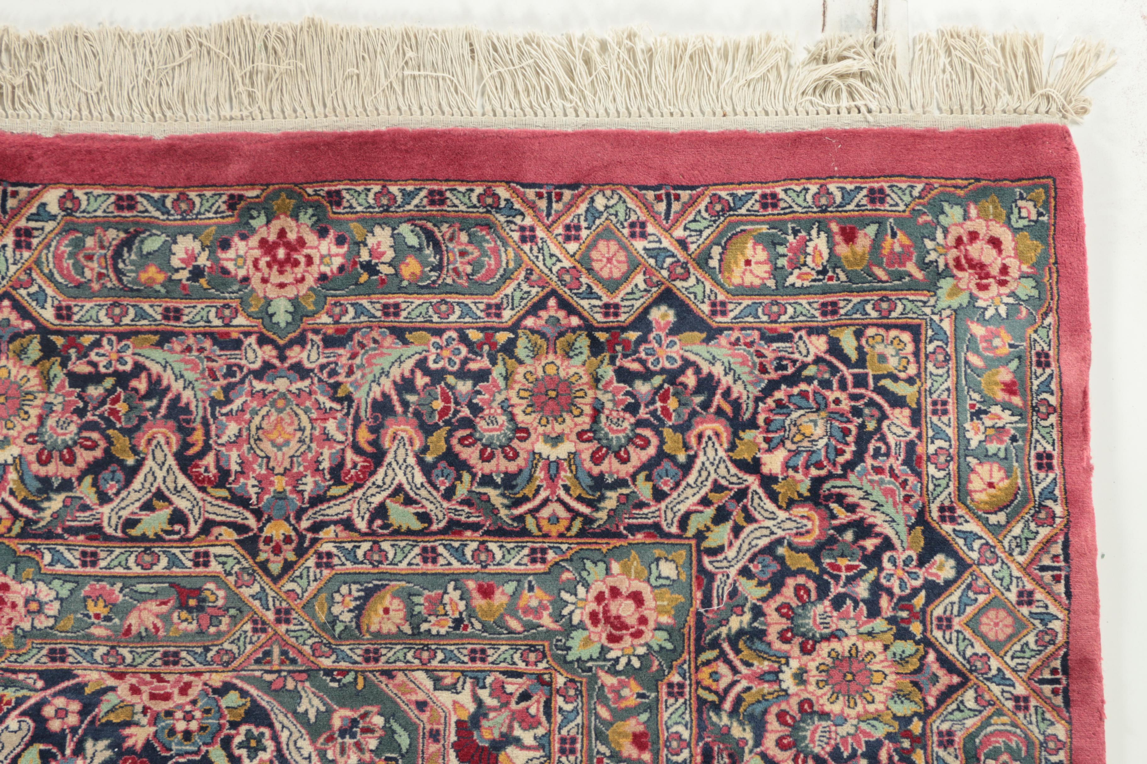 Hand-Knotted Gregorian Pakistani "Kohi Sultan" Wool Area Rug