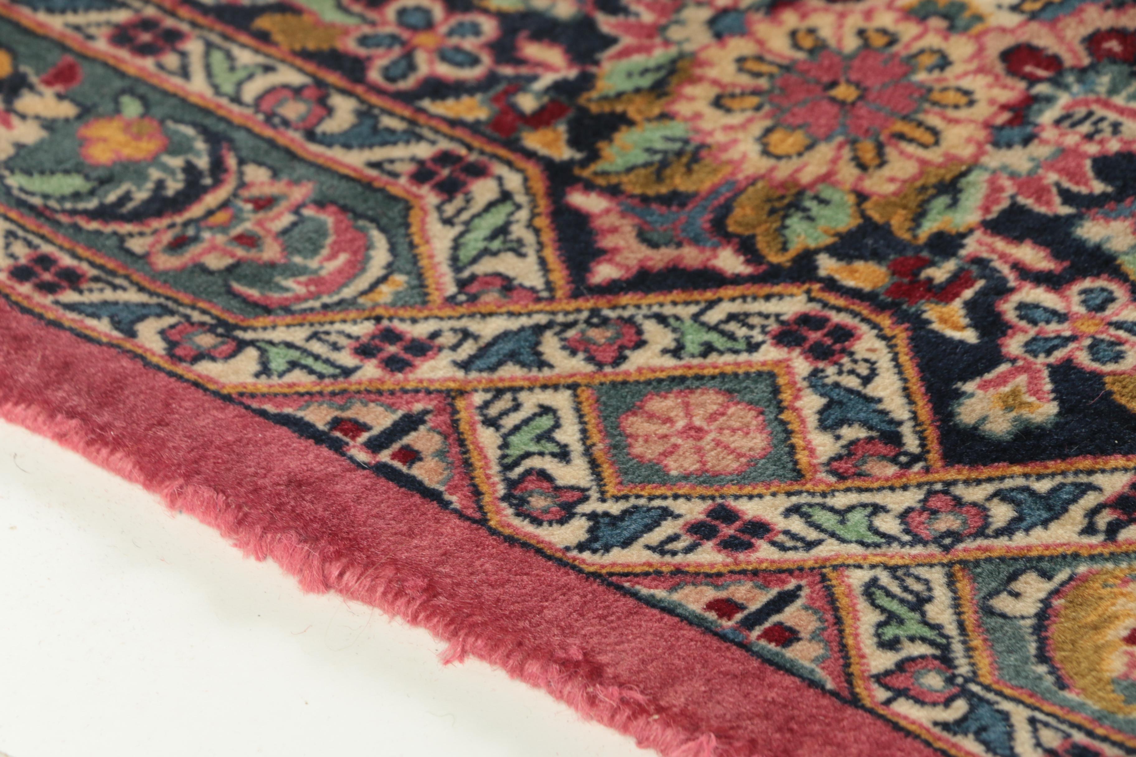 Hand-Knotted Gregorian Pakistani "Kohi Sultan" Wool Area Rug