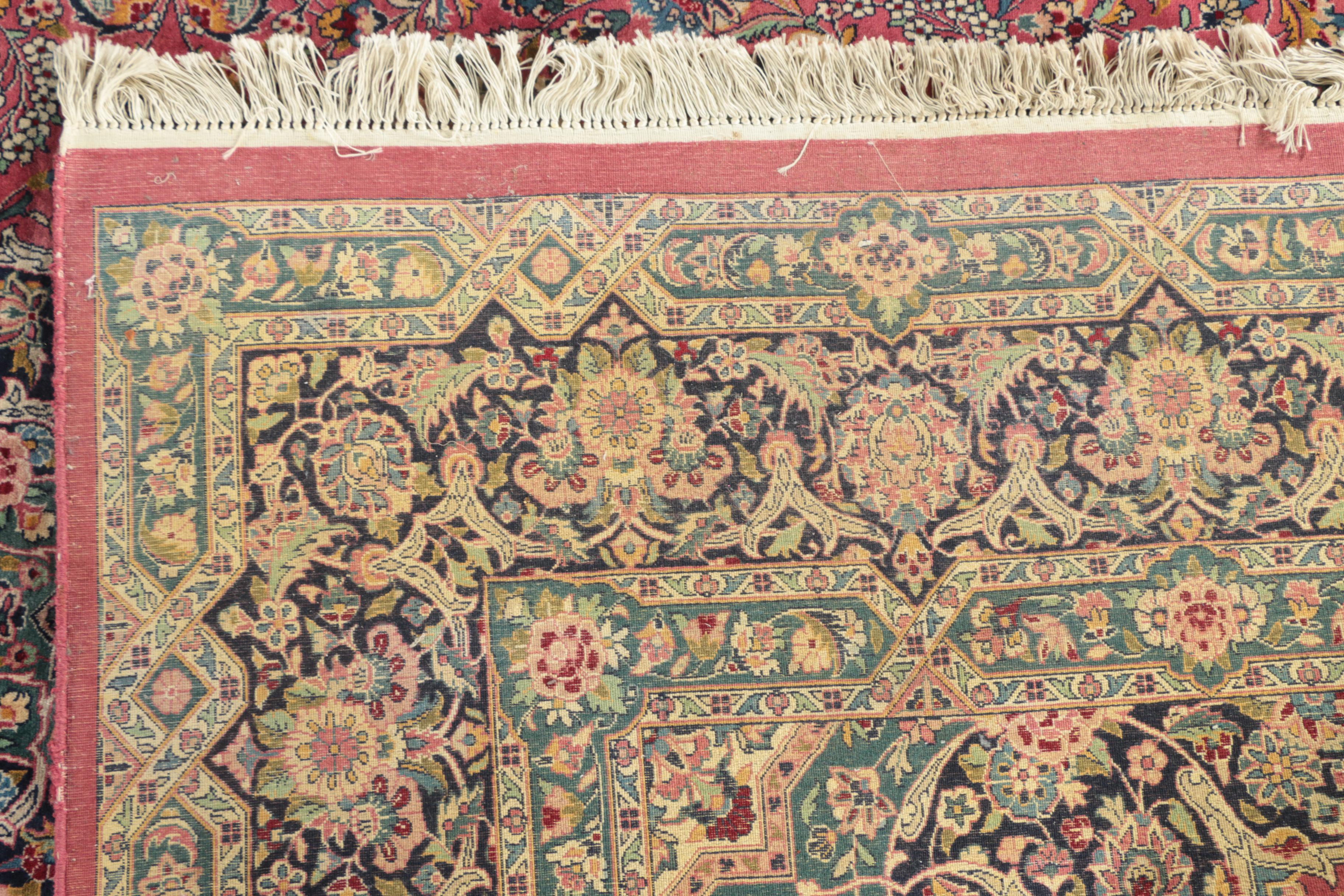 Hand-Knotted Gregorian Pakistani "Kohi Sultan" Wool Area Rug