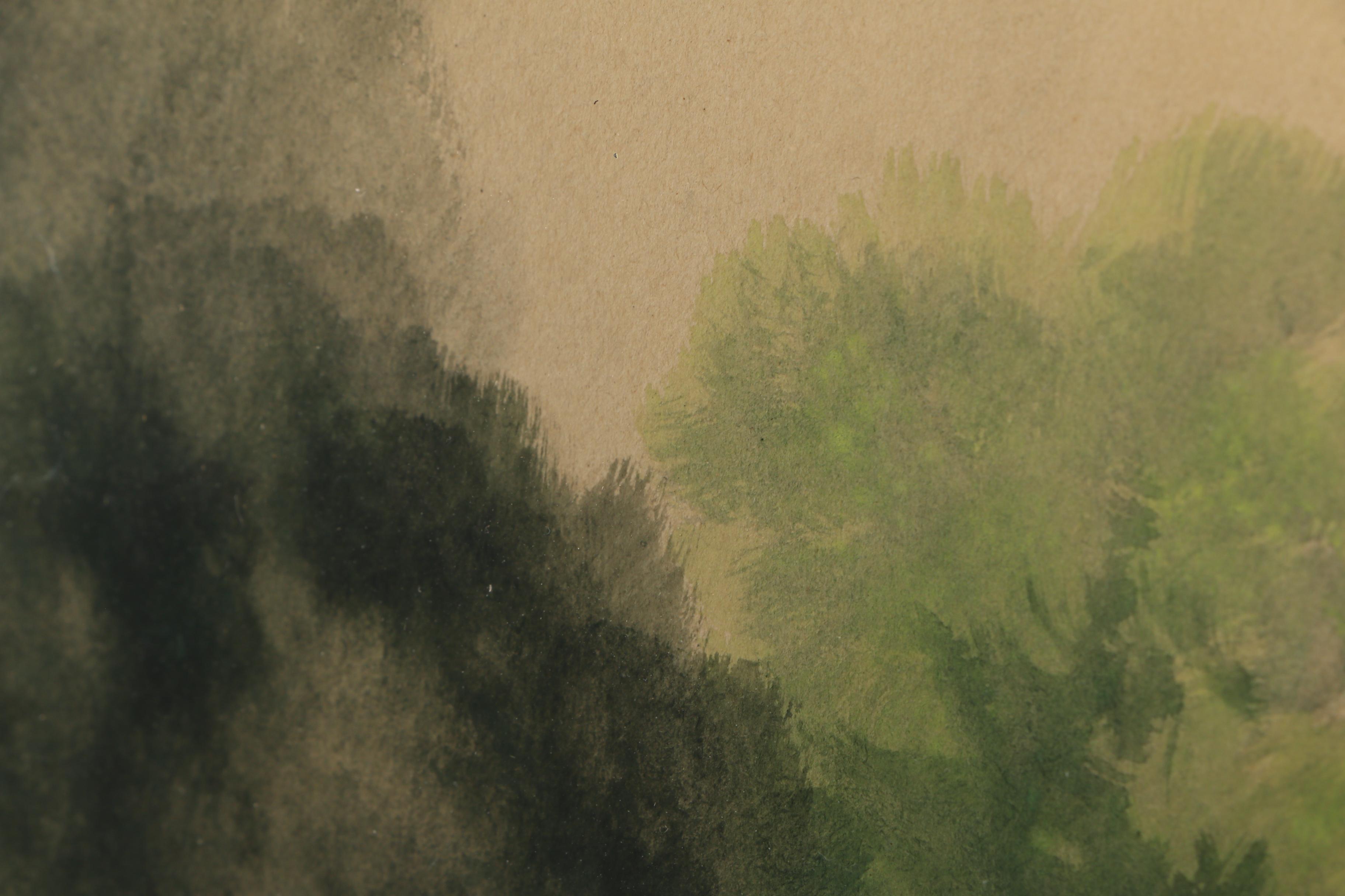 Robert Burns Wilson Antique Landscape Watercolor Painting