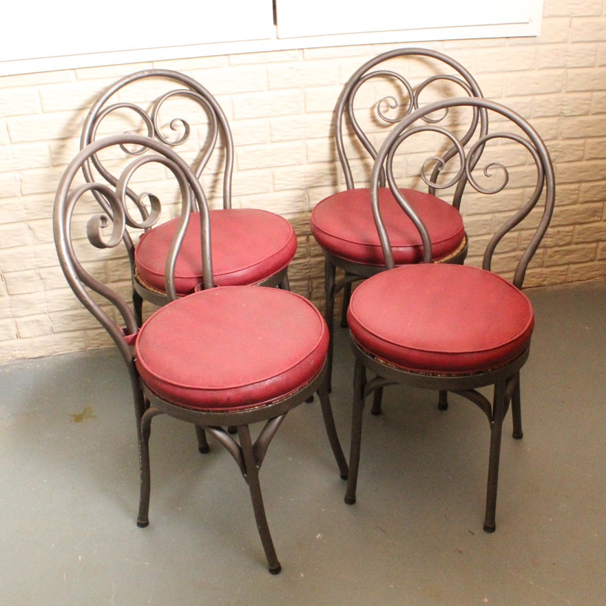 Vintage Metal Bistro Chairs