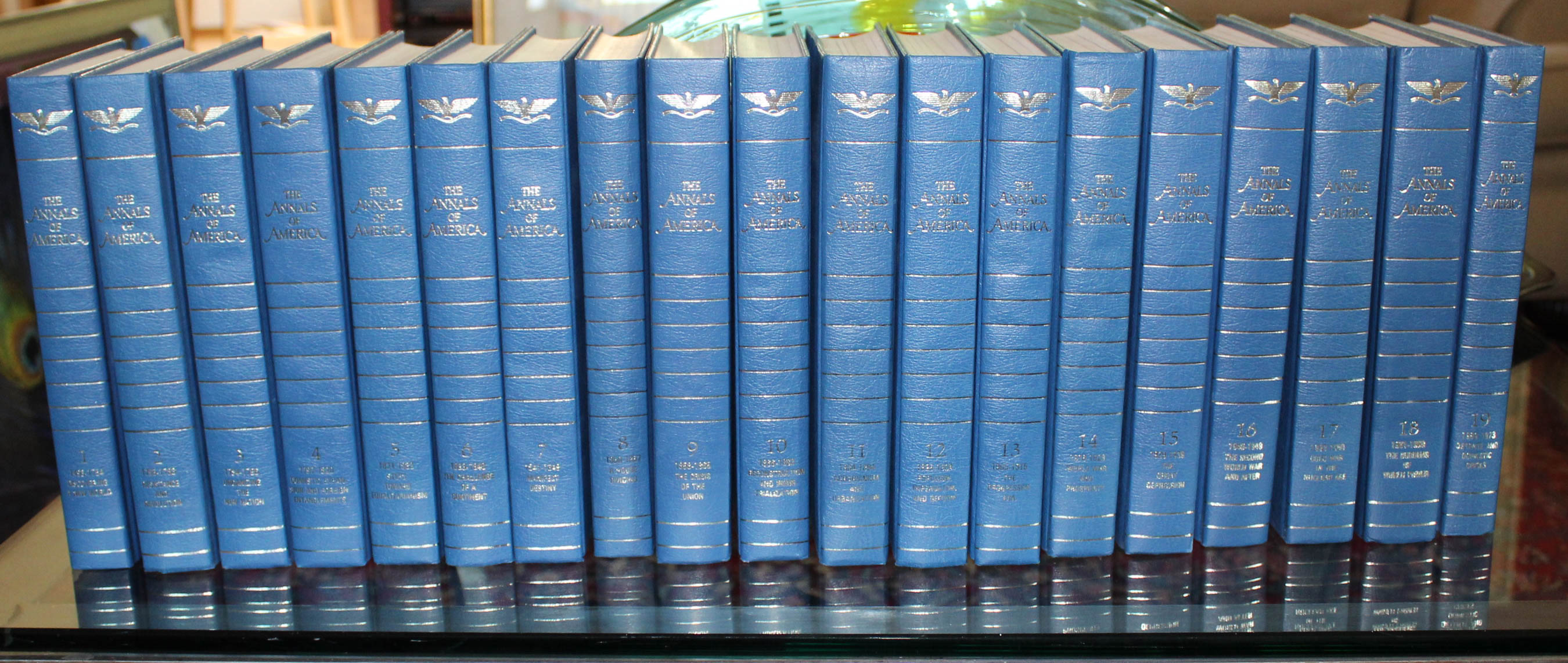 "The Annals of America" 19-Volume Set by Encyclopedia Britannica