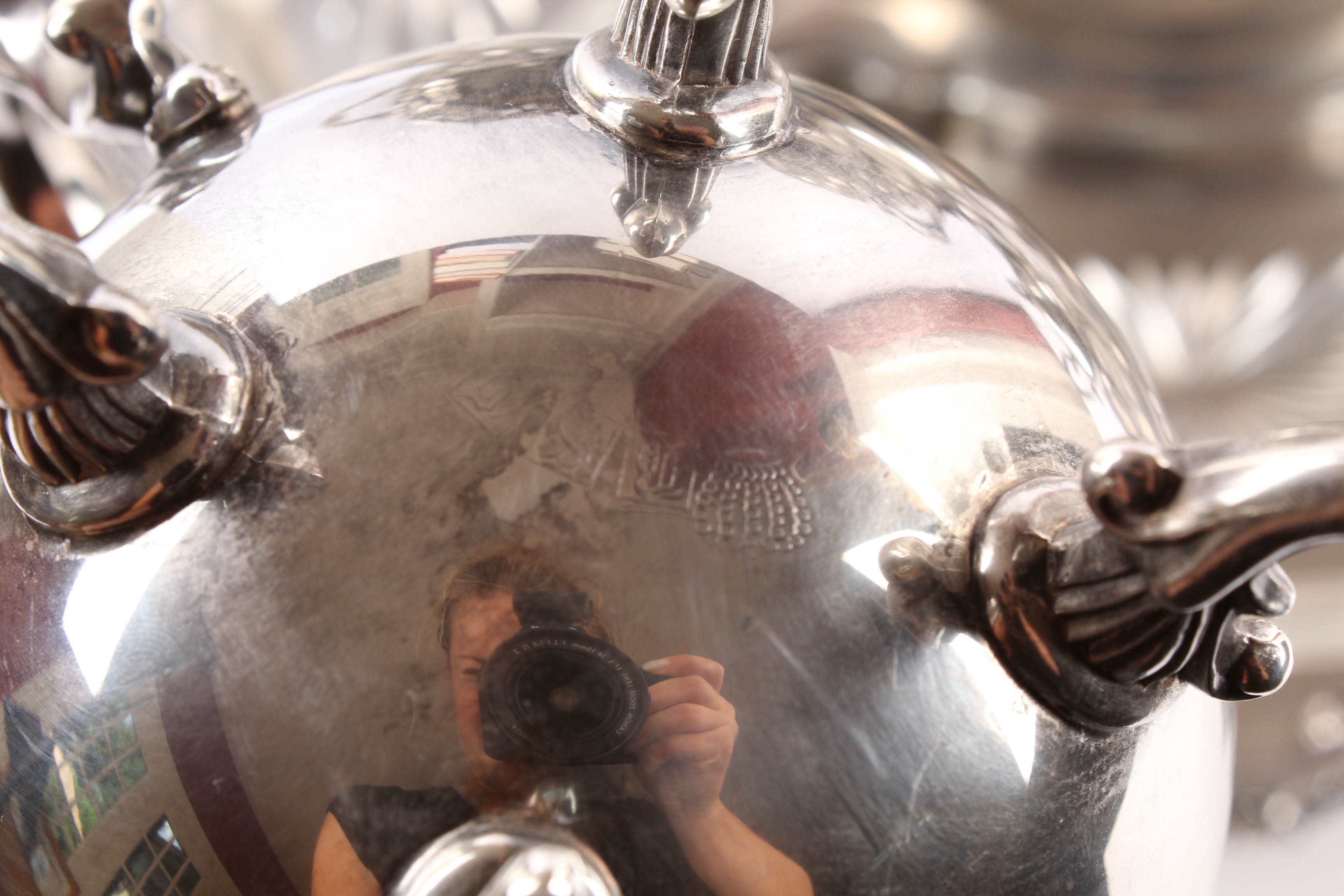 Vintage Birmingham Silver Co. Plated Silver Tea Service and Tray
