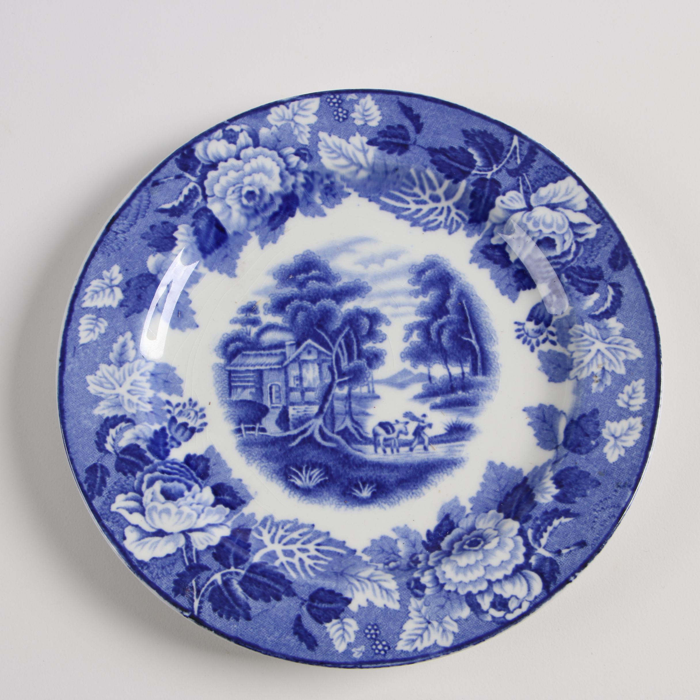 Vintage Earthenware and Porcelain Serveware featuring Royal Copenhagen and Delft