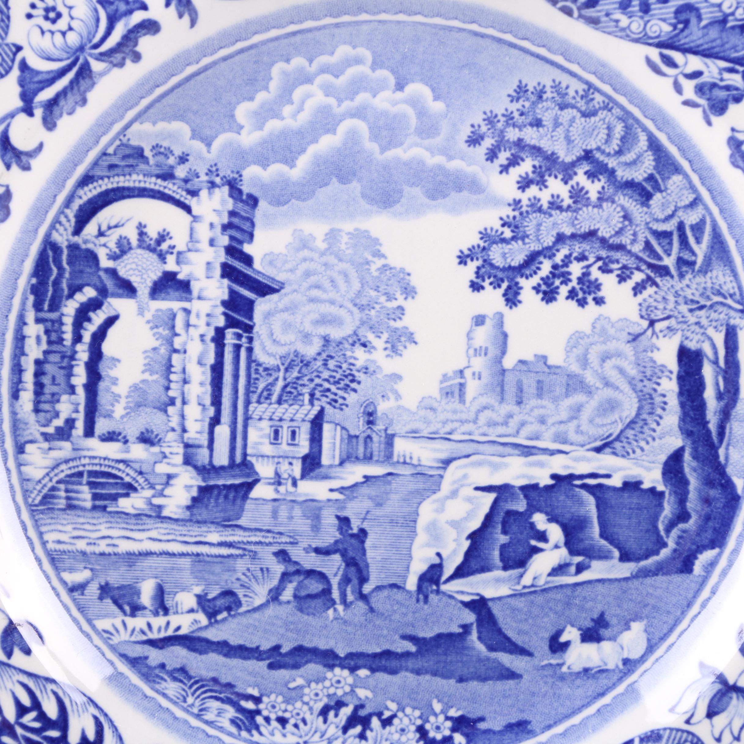 Spode Porcelain Dinnerware in the "Blue Italian" Pattern
