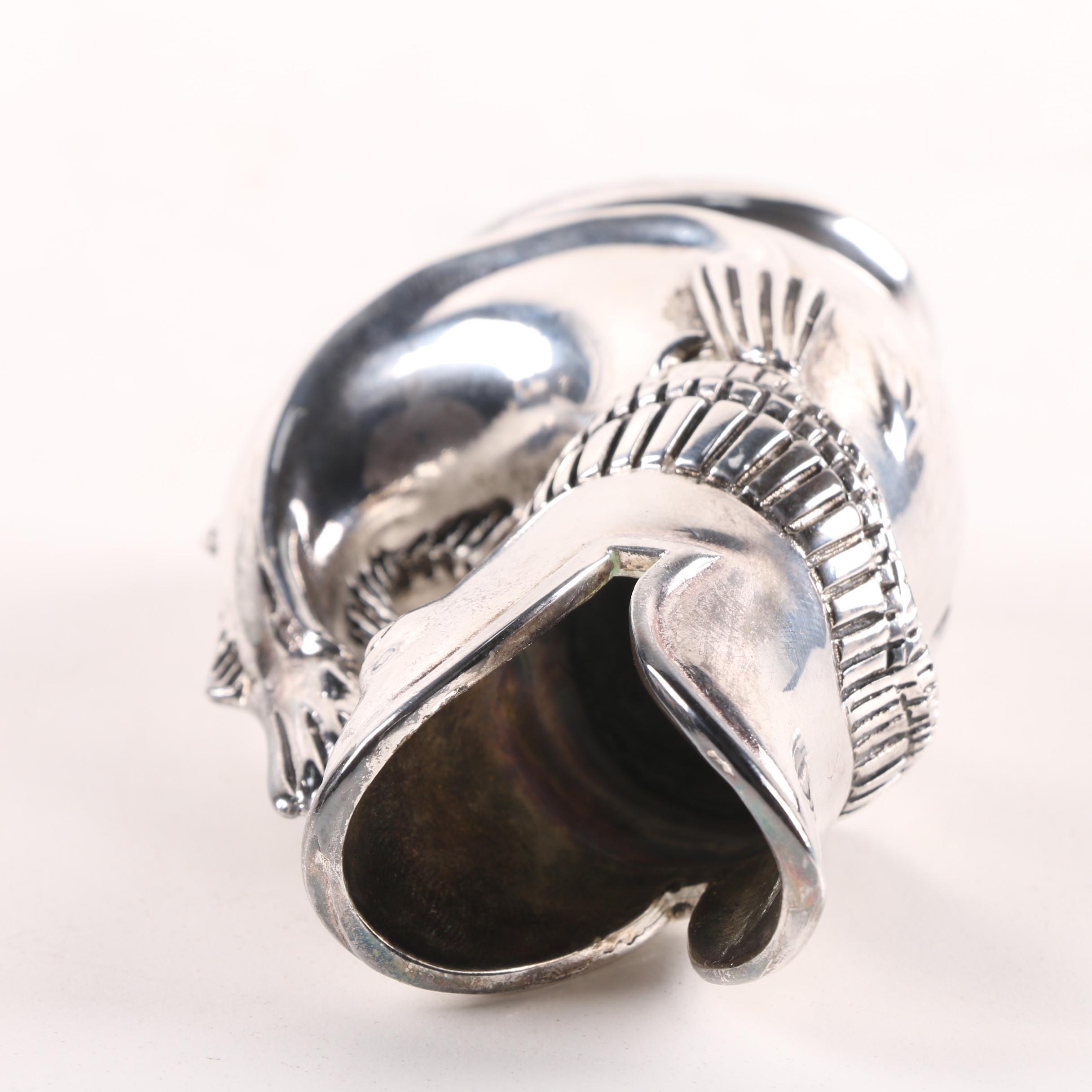 Vintage Shreve, Crump & Low "Gurgling Cod" Silver Plate Miniature Jug