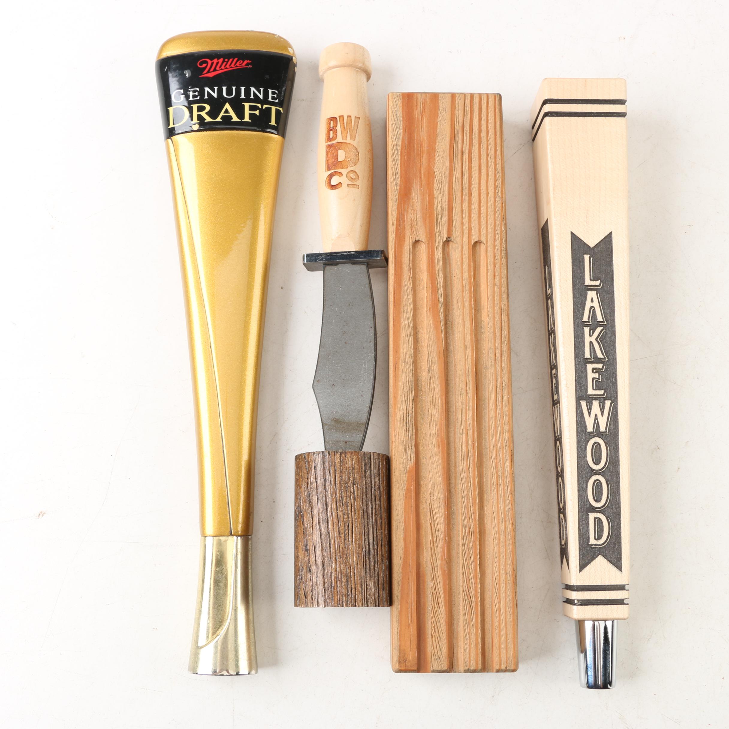 Beer Tap Handles and Miller Tap Pump