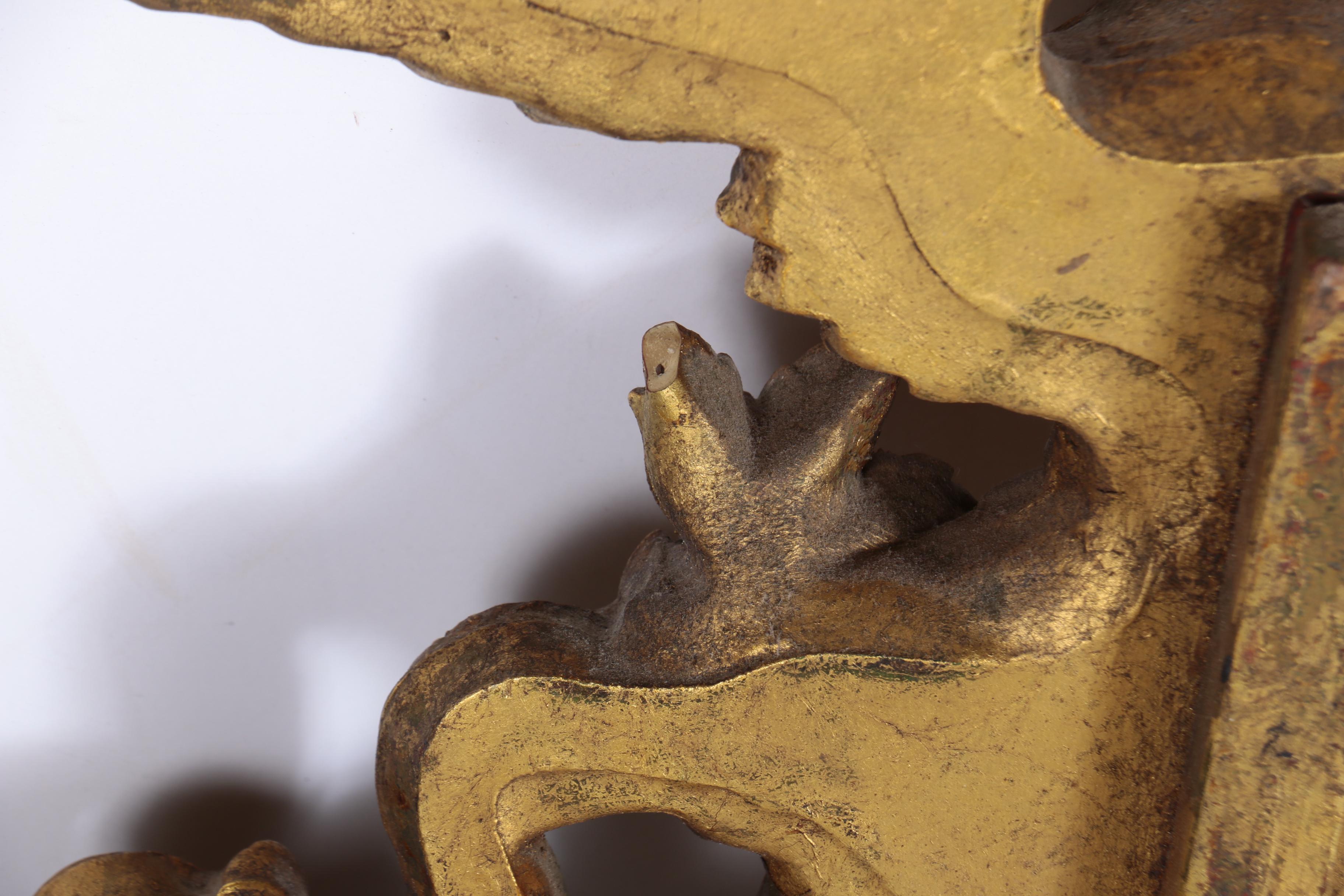 Federal Style Gilt Wood and Composition Convex Mirror, 20th Century