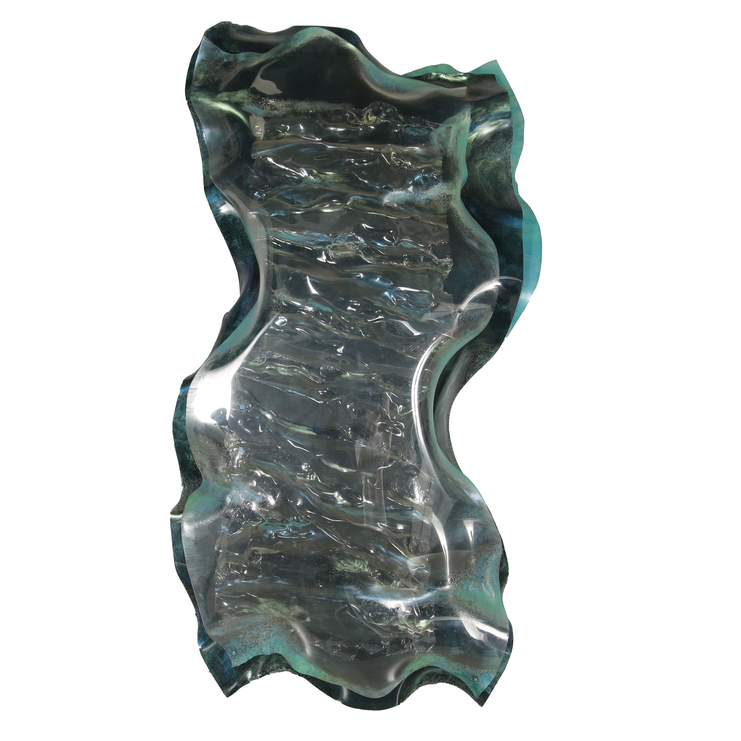 Marjorie Minkin Acrylic and Lexan Sculpture "Nereid II"