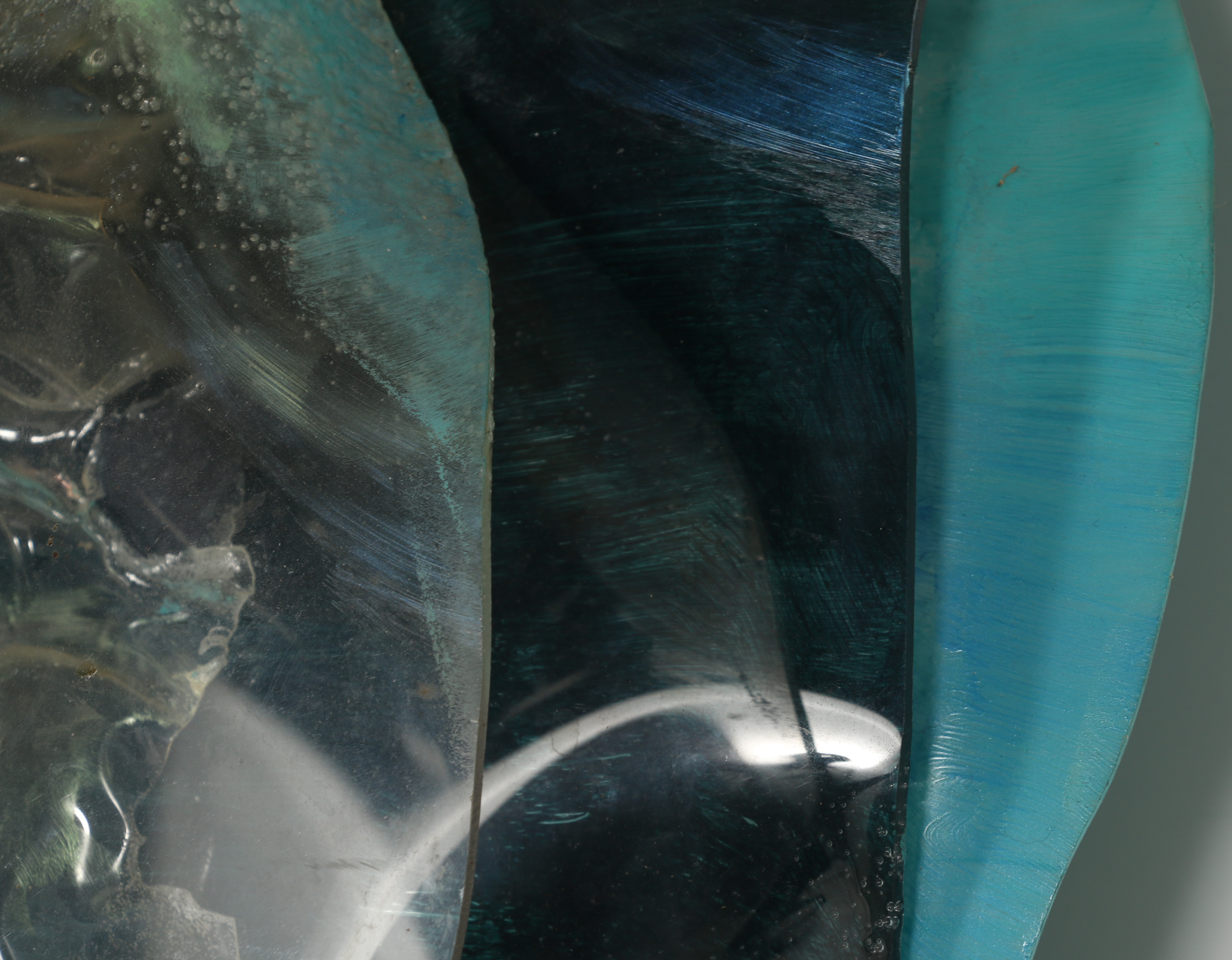Marjorie Minkin Acrylic and Lexan Sculpture "Nereid II"