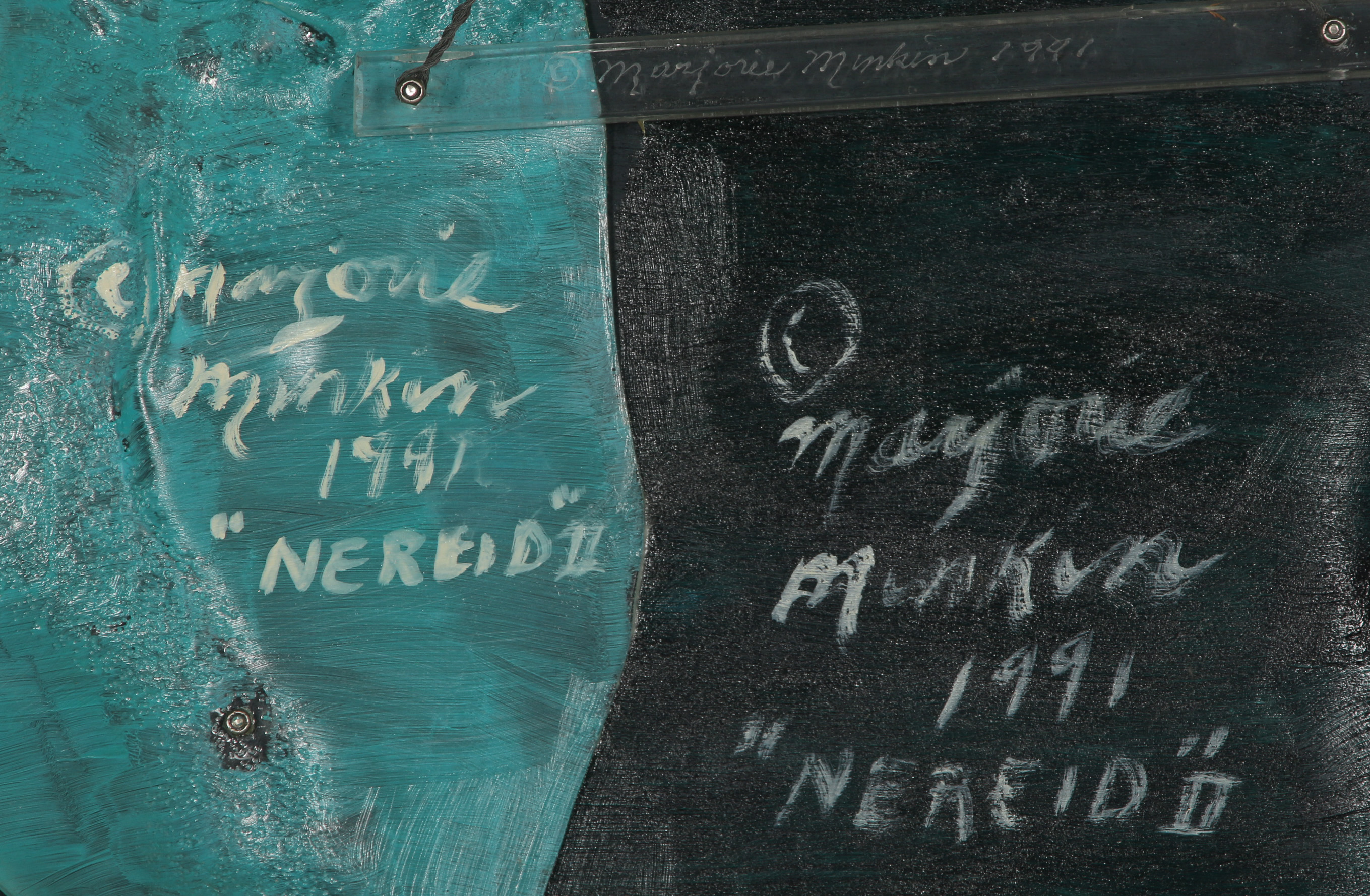 Marjorie Minkin Acrylic and Lexan Sculpture "Nereid II"