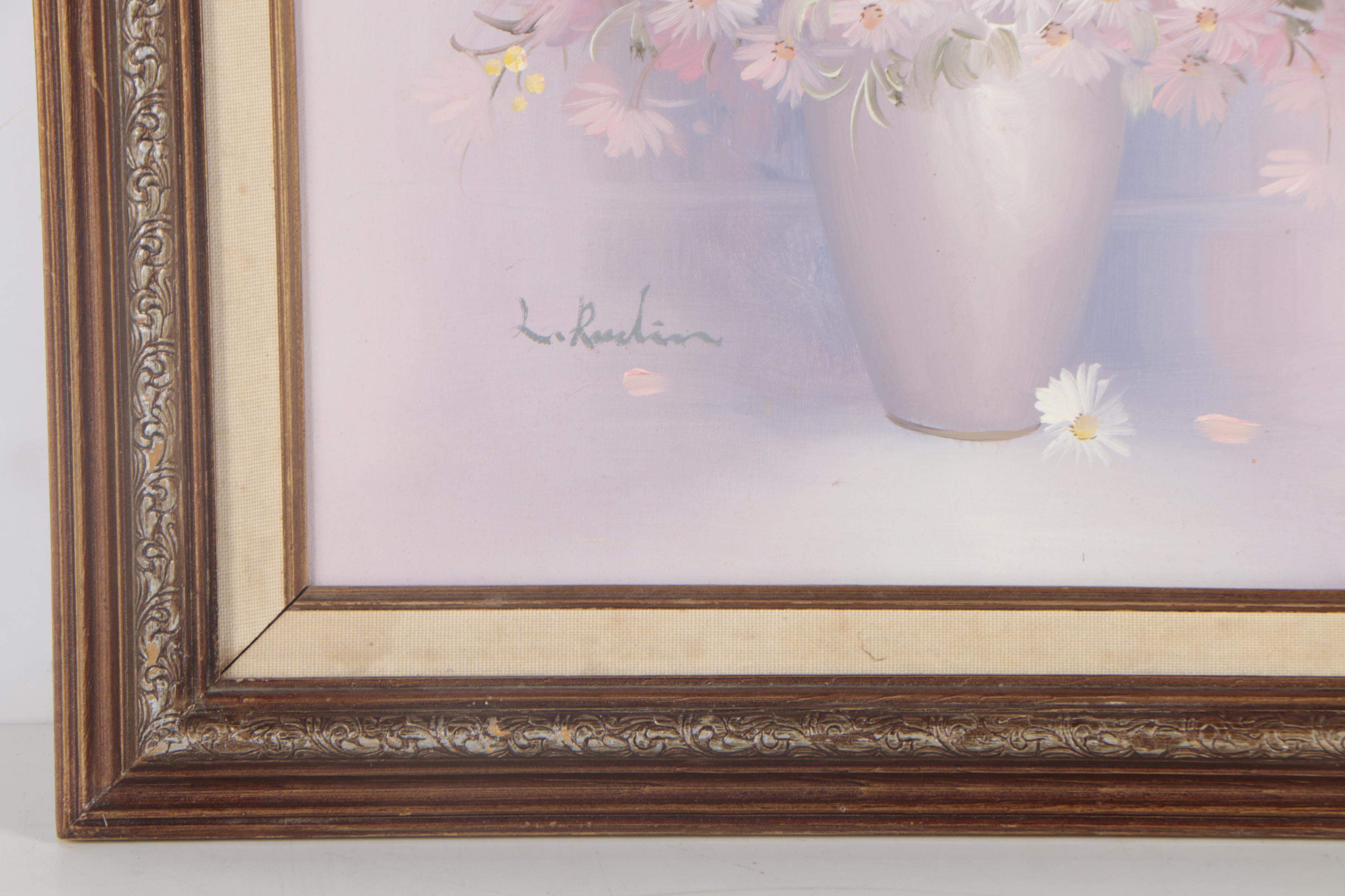 L. Rudin Still Life Oil Painting