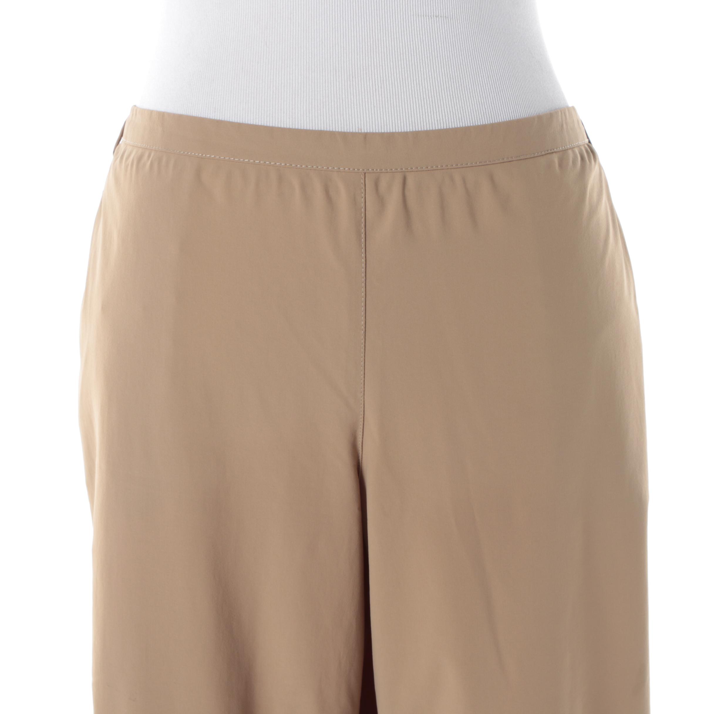 Women's Prada Khaki Nylon Pants