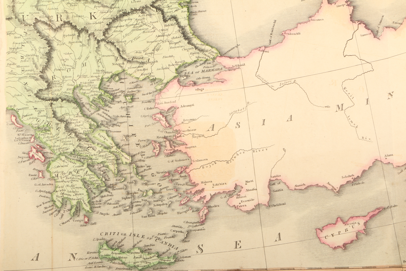 1816 Map of "Europe After the Congress of Vienna"