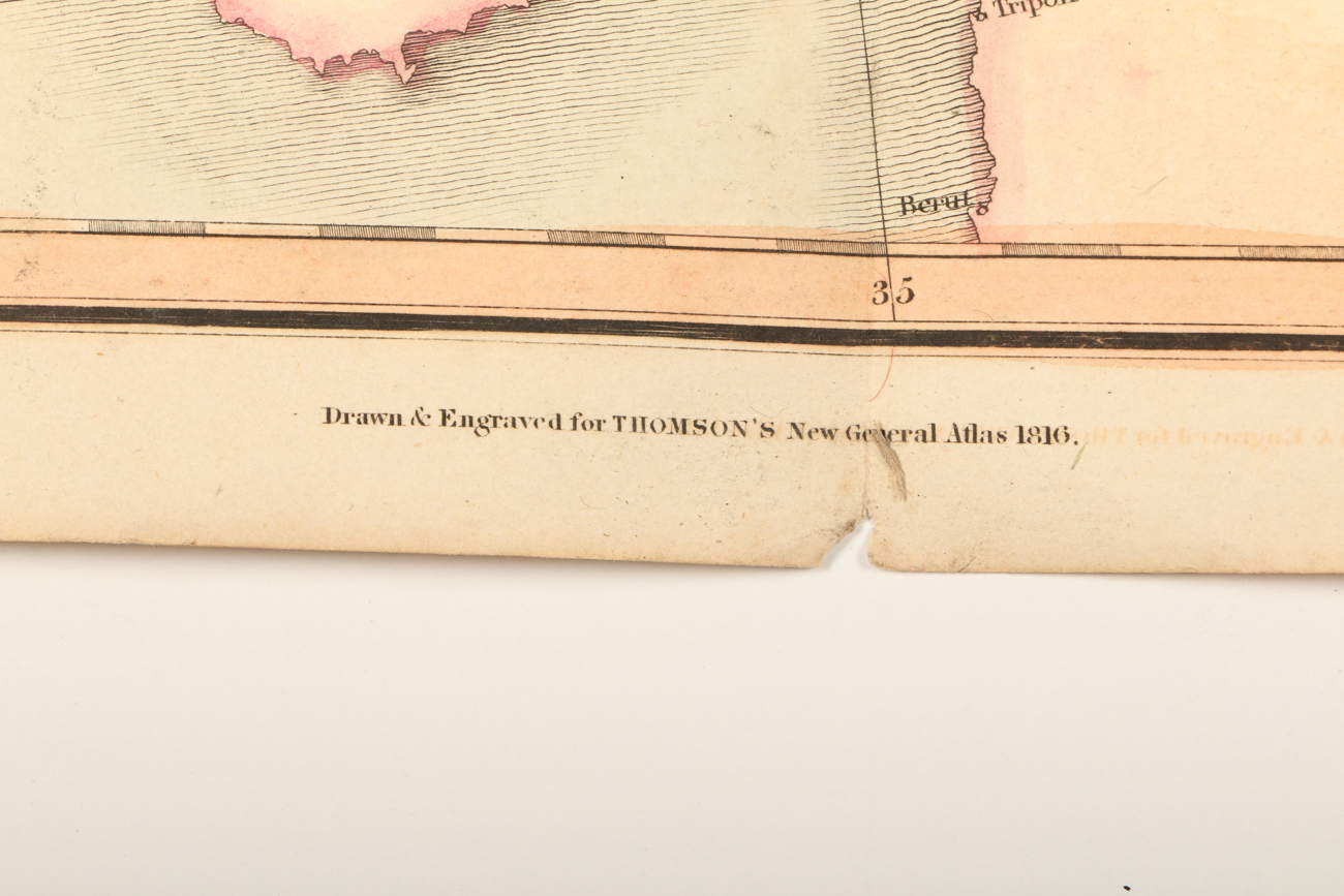 1816 Map of "Europe After the Congress of Vienna"