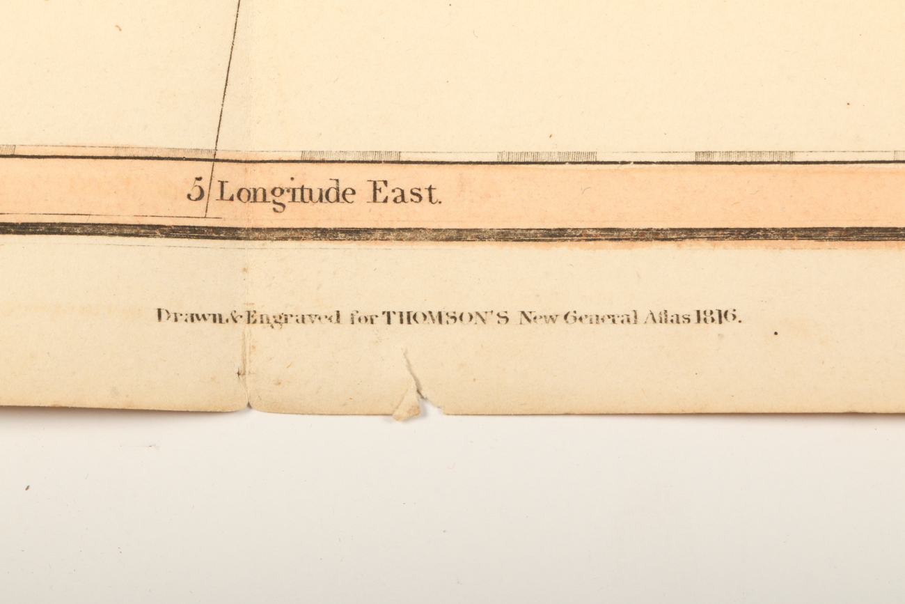 1816 Map of "Europe After the Congress of Vienna"