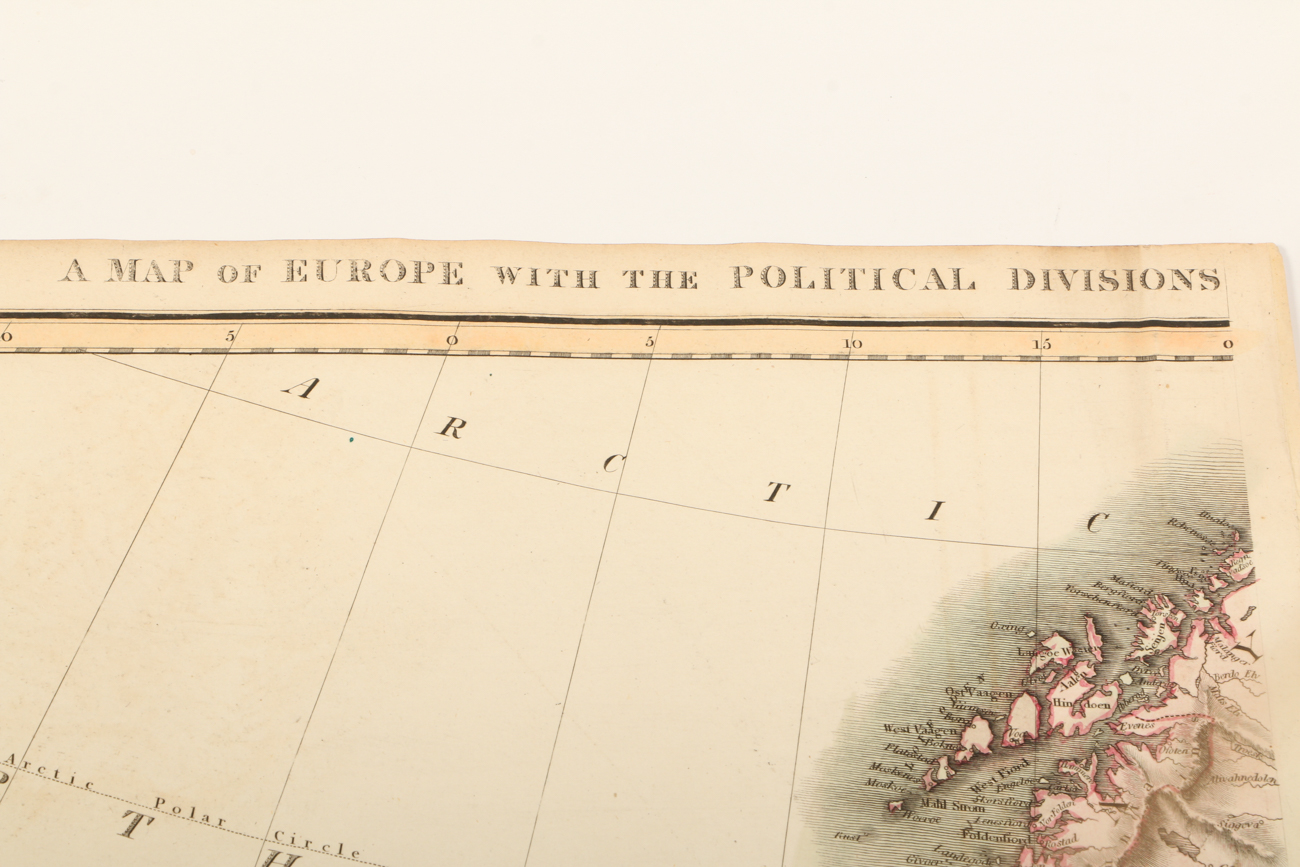 1816 Map of "Europe After the Congress of Vienna"