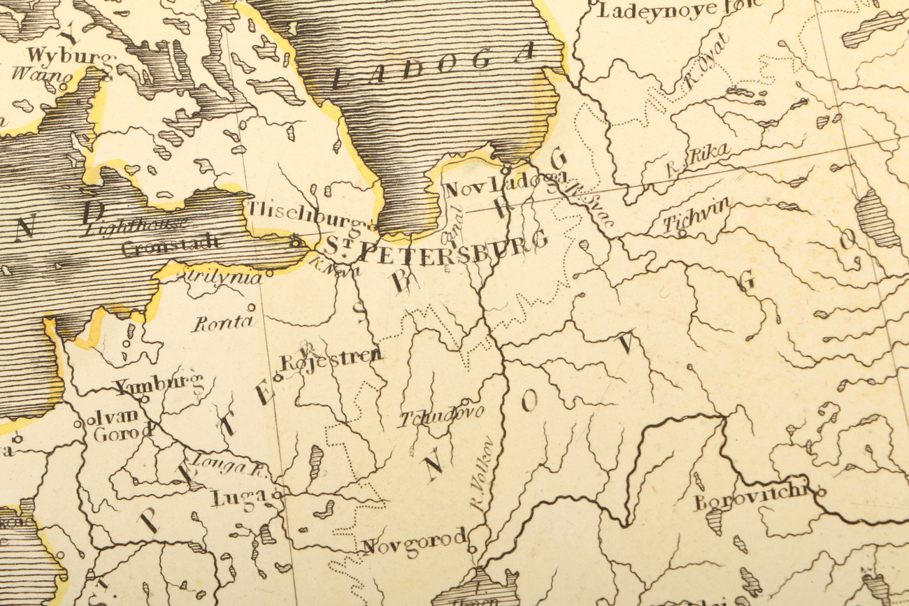 1816 Map of "Europe After the Congress of Vienna"