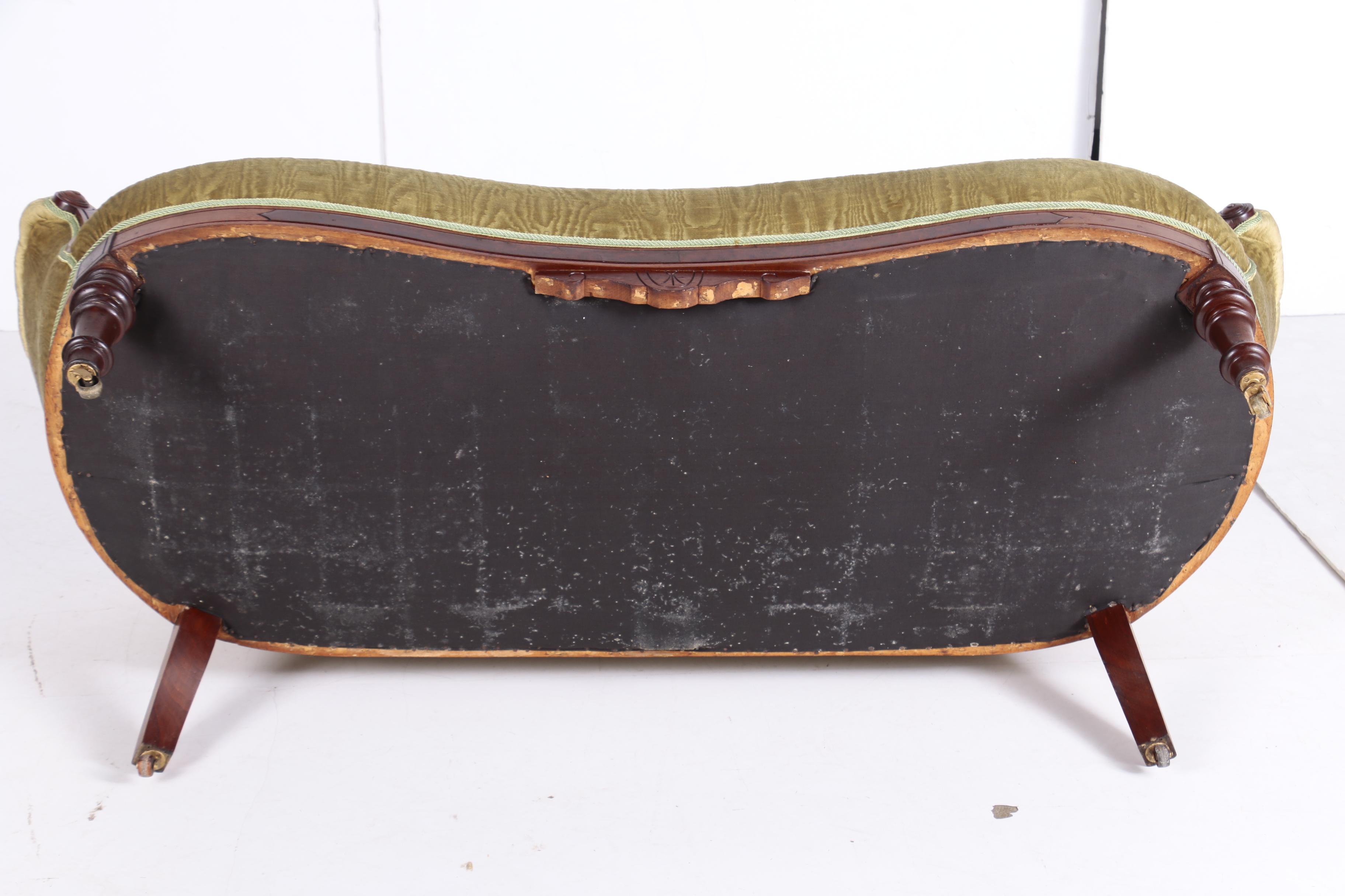 Victorian Walnut Five-Piece Salon Suite, Circa 1880