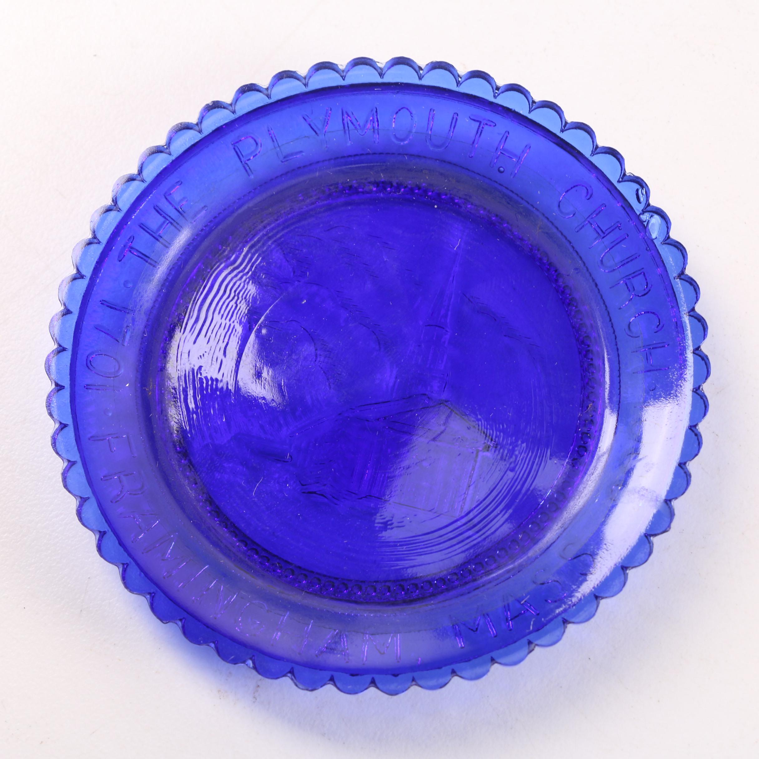 Cobalt Blue Depression Glass Dinnerware featuring Hazel-Atlas "Newport"