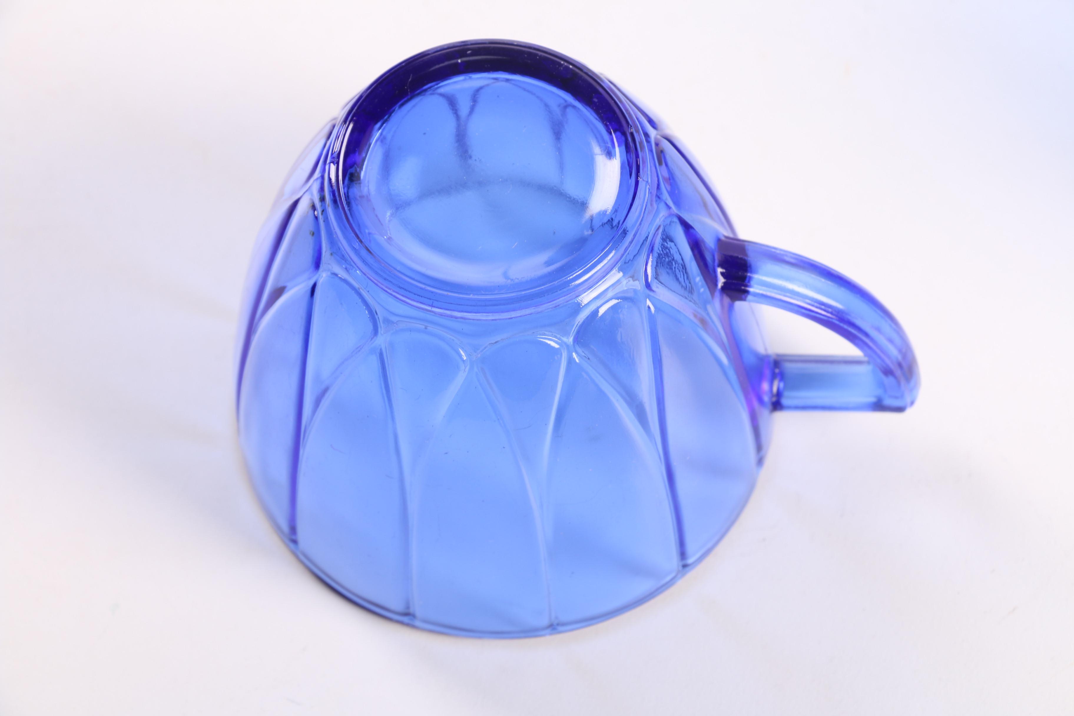 Cobalt Blue Depression Glass Dinnerware featuring Hazel-Atlas "Newport"