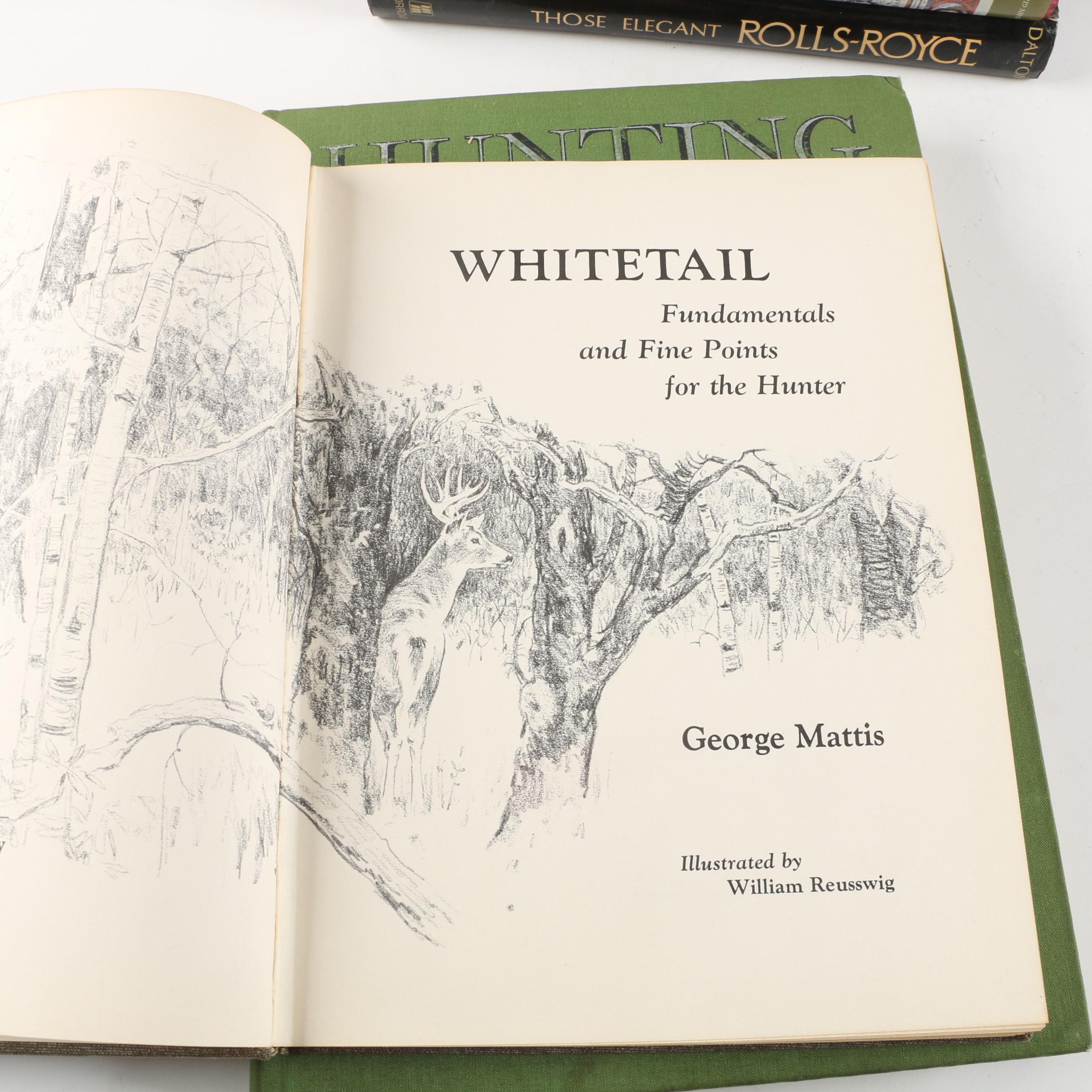 Vintage Books on Hunting, Guns, and More