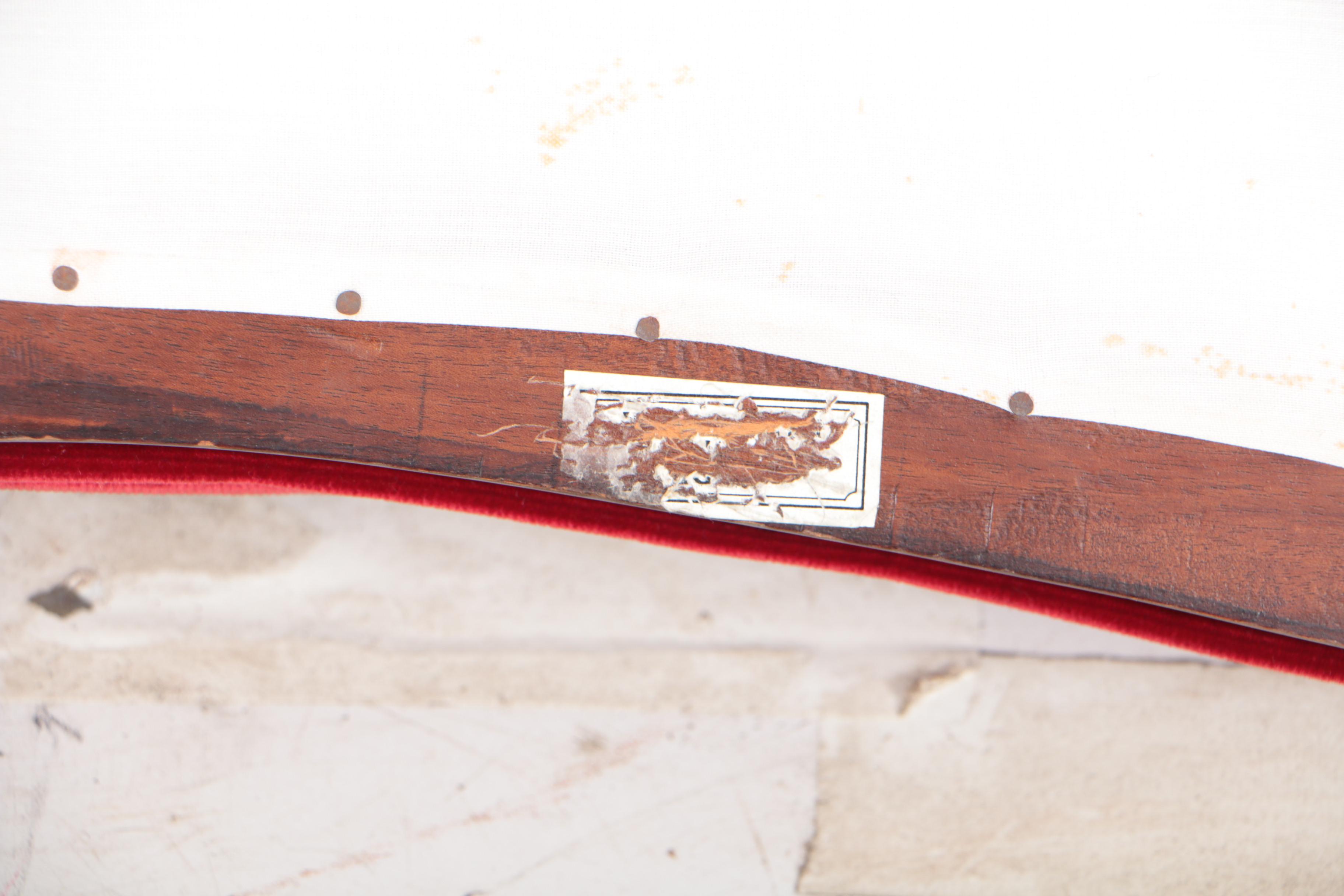 Victorian Style Mahogany Child's Recamier, 20th Century