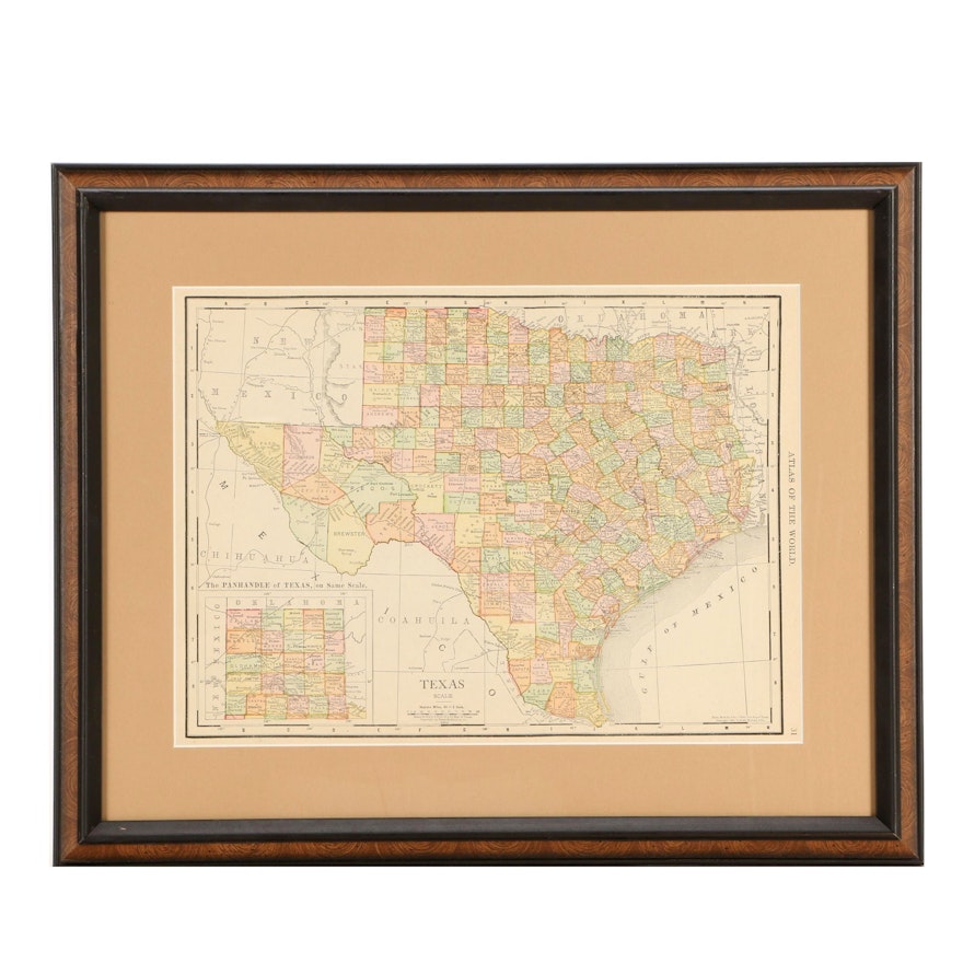 Rand-McNally & Co. 1914 Map of Texas