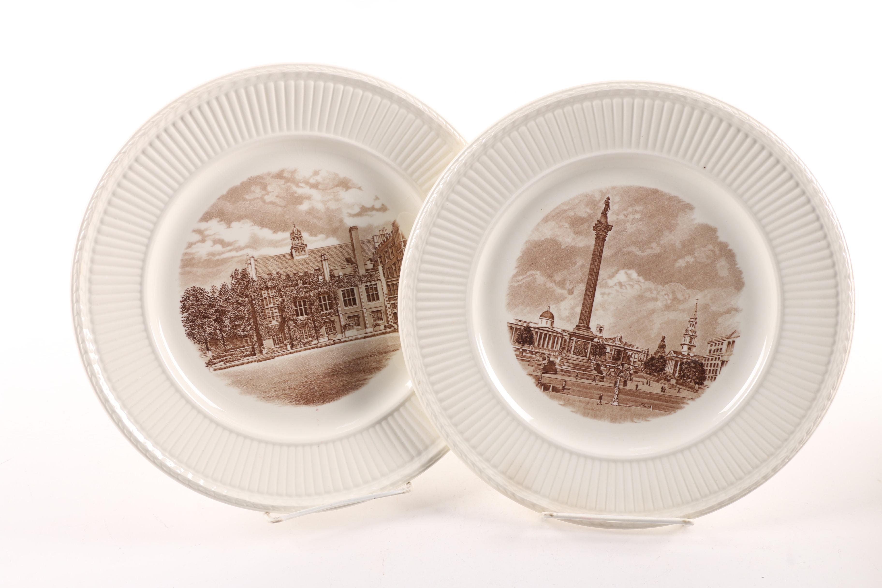 1941 First Edition Wedgwood "Old London Views" Dinner Plates