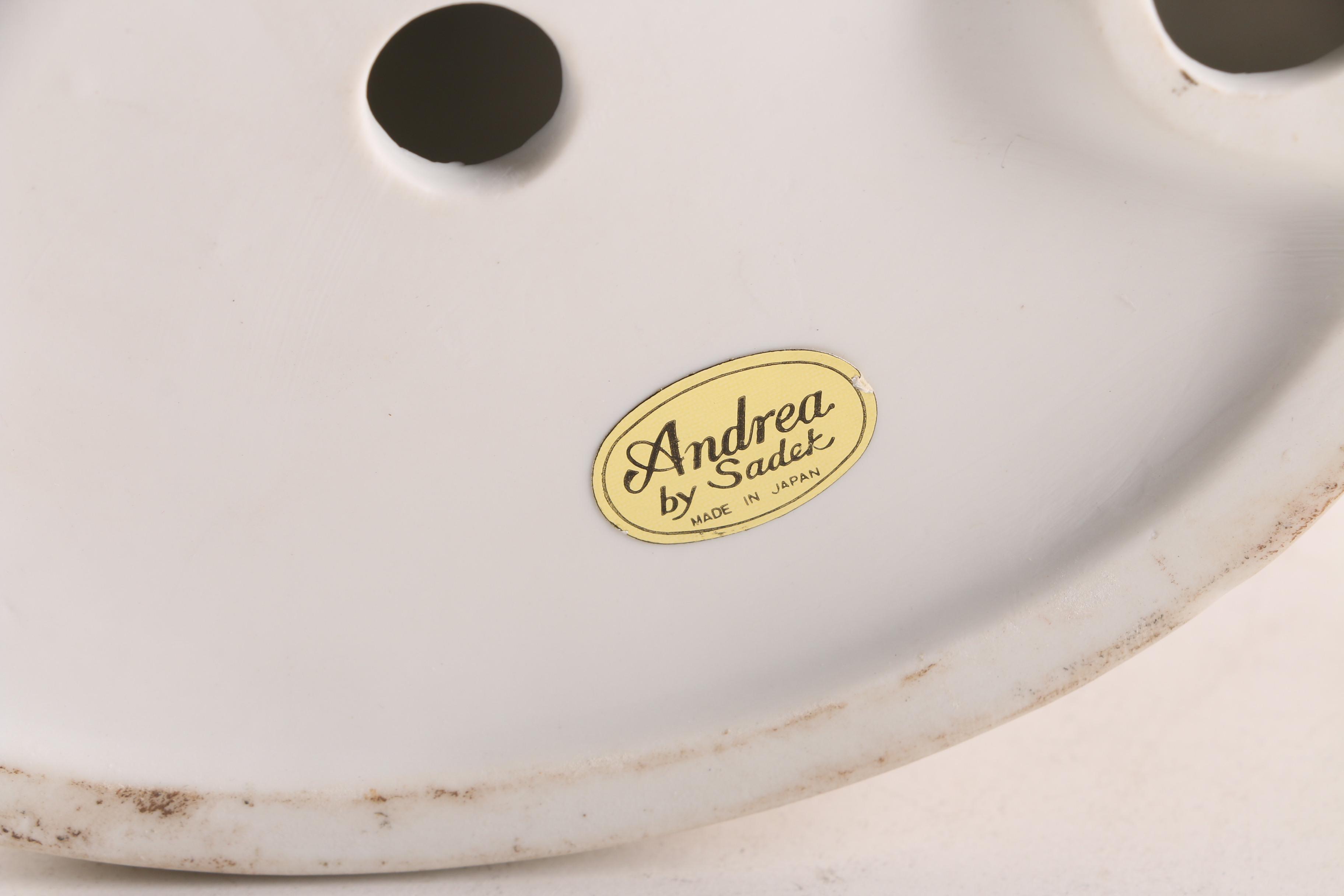 Andrea by Sadek Porcelain Male and Female Cardinal Figurines