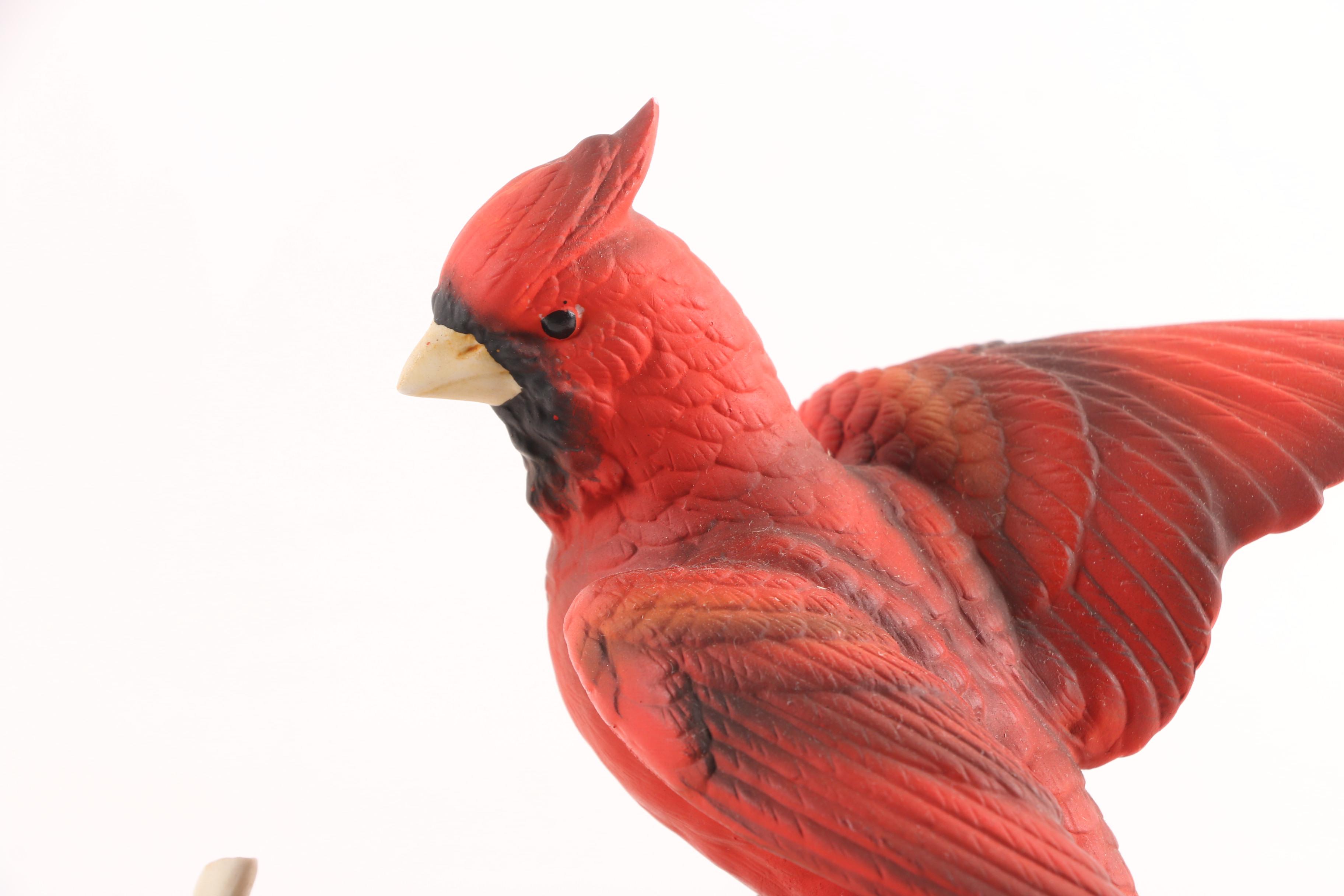 Andrea by Sadek Porcelain Male and Female Cardinal Figurines