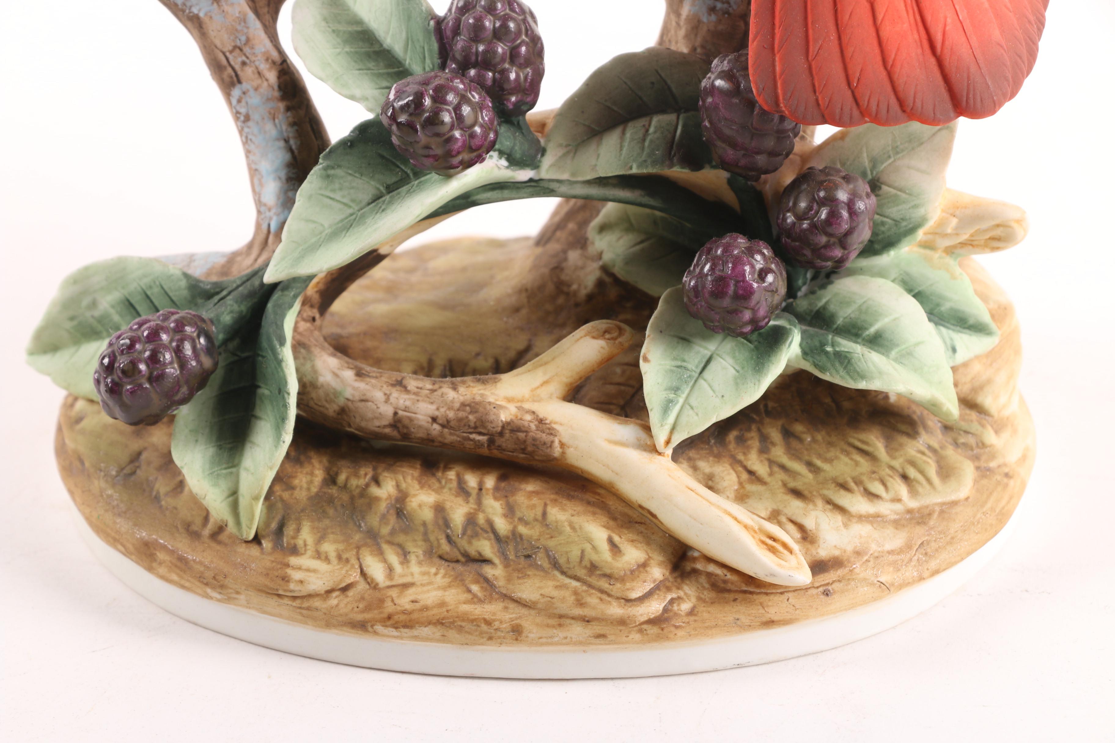 Andrea by Sadek Porcelain Male and Female Cardinal Figurines