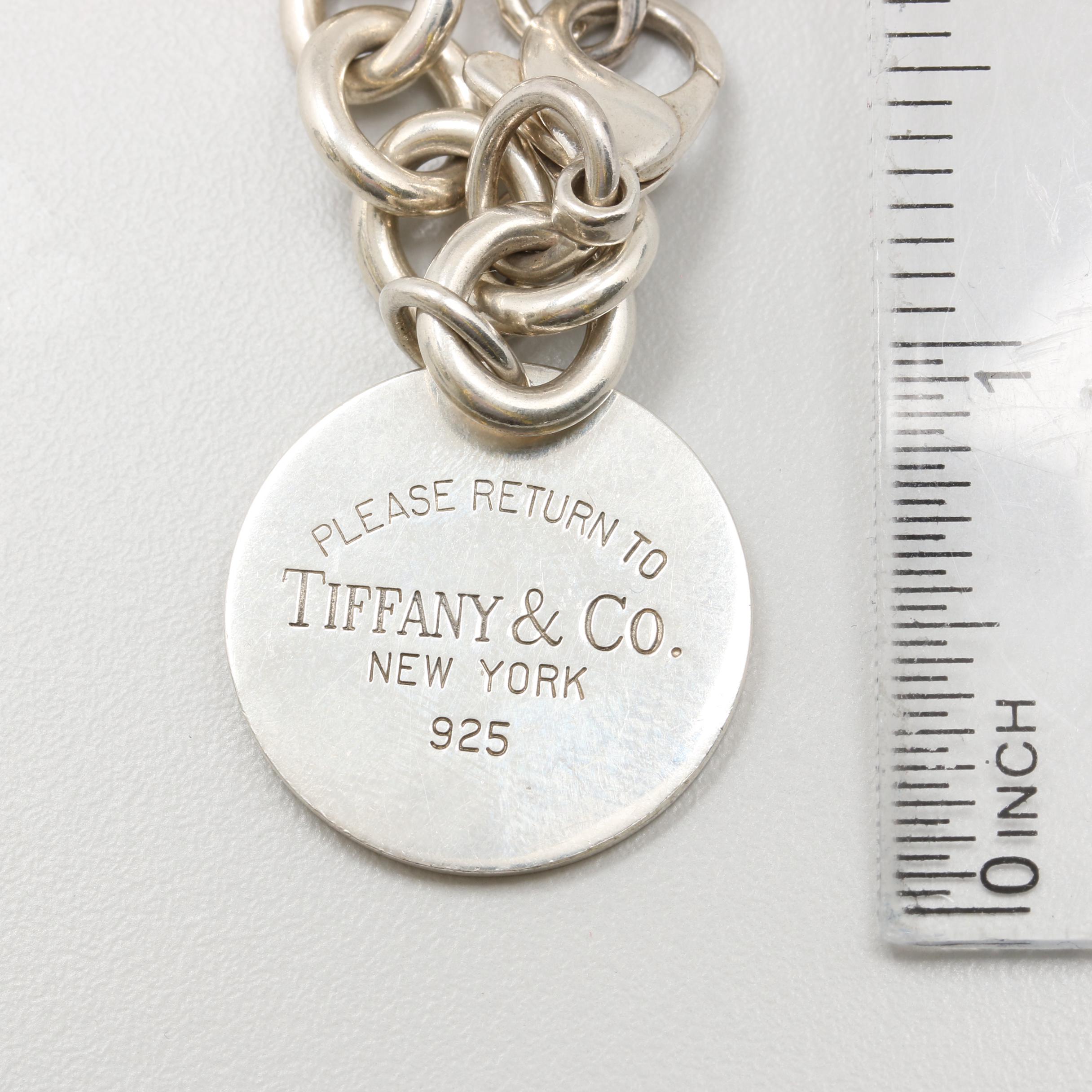 Tiffany & Co. Sterling Silver "Return to Tiffany" Tag Bracelet