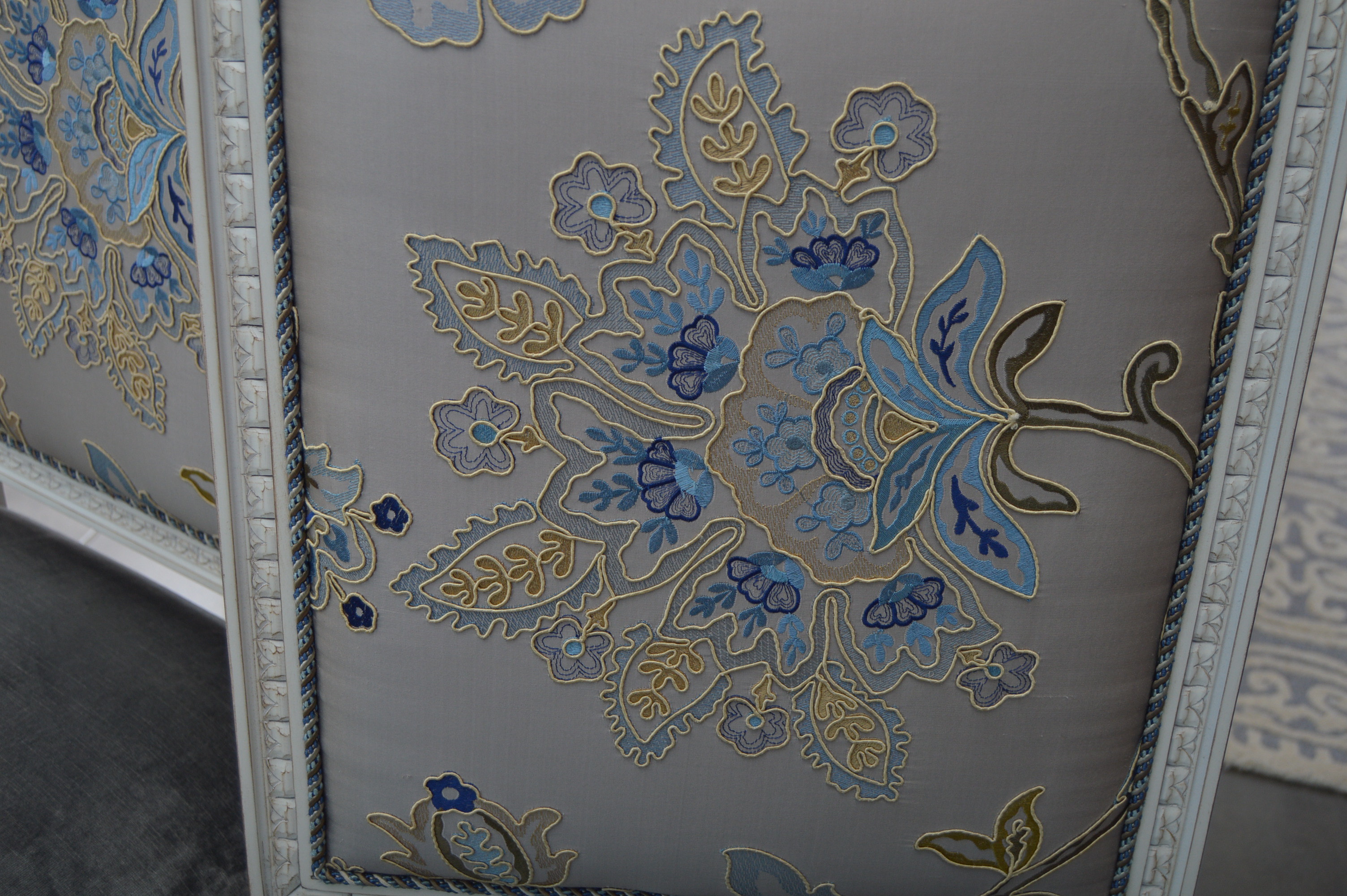 Pair of Louis XVI Style Side Chairs from Louis J. Solomon