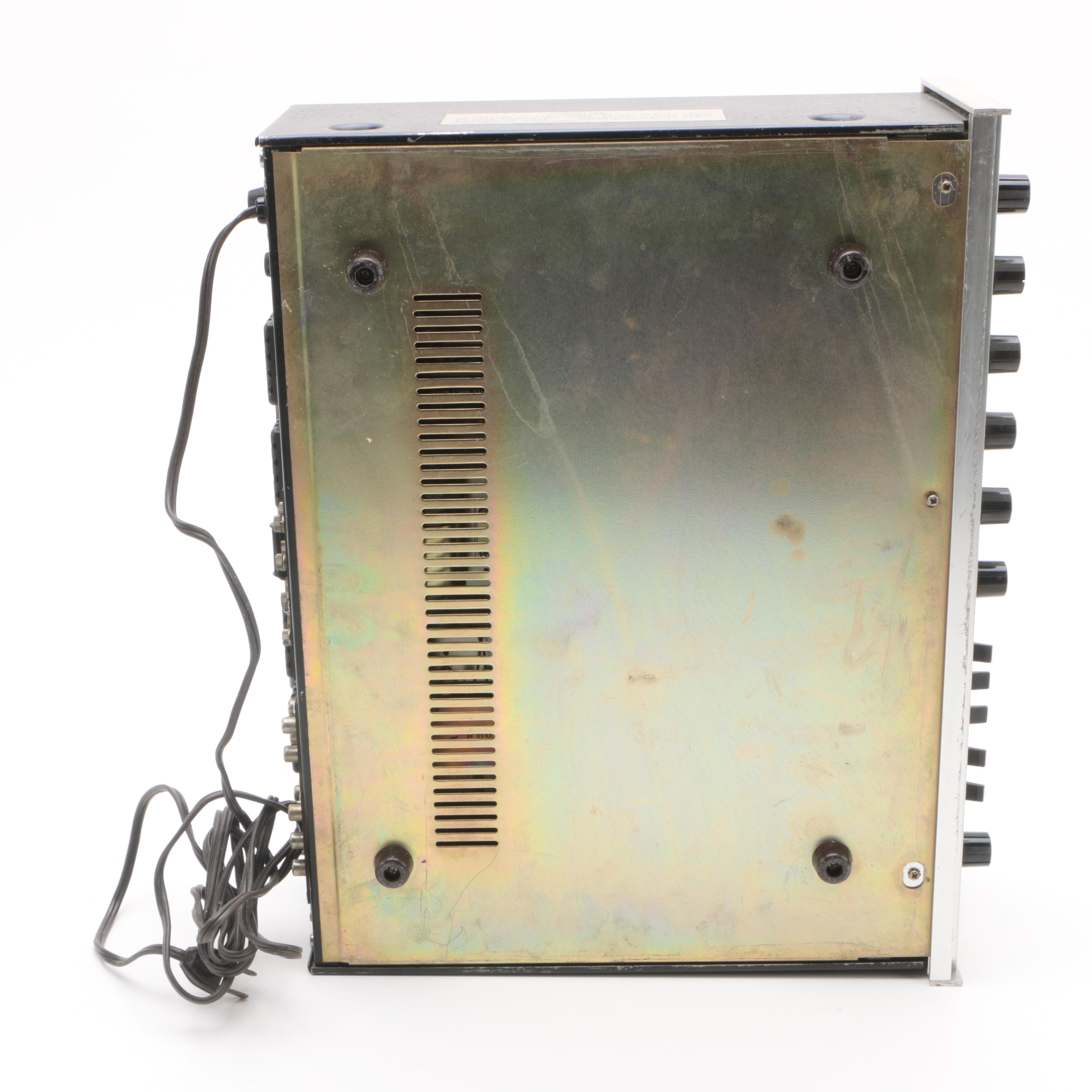 1970s Fisher 205 AM/FM Stereo Receiver, Technics Turntable and XAM 5E Speakers