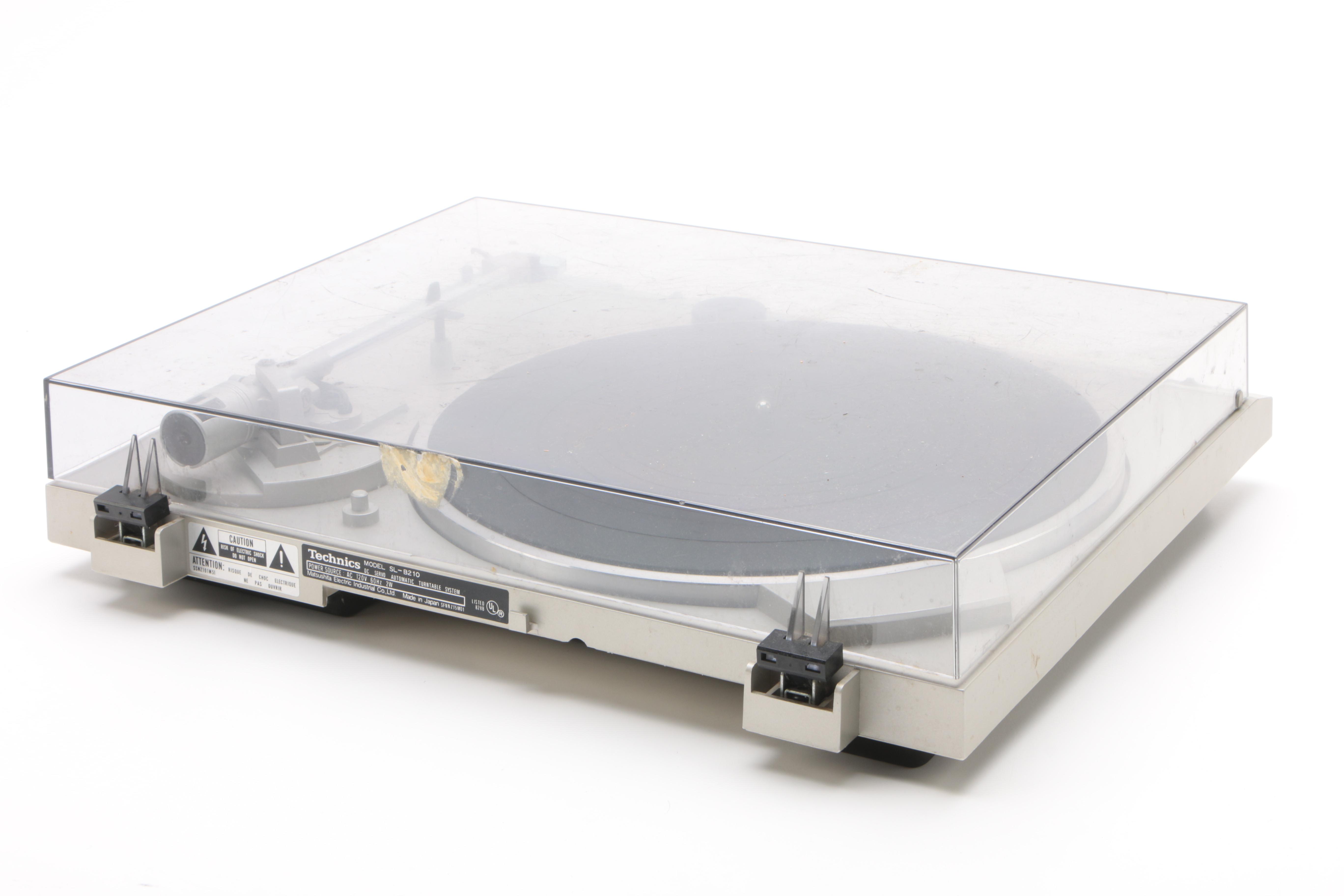 1970s Fisher 205 AM/FM Stereo Receiver, Technics Turntable and XAM 5E Speakers