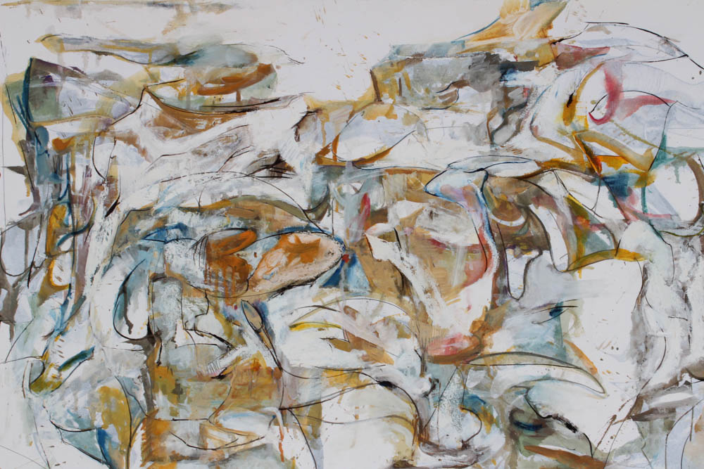 Donald Roberts 1998 Mixed Media Paintings on Paper Featuring "Island Project"