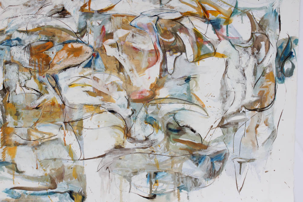 Donald Roberts 1998 Mixed Media Paintings on Paper Featuring "Island Project"